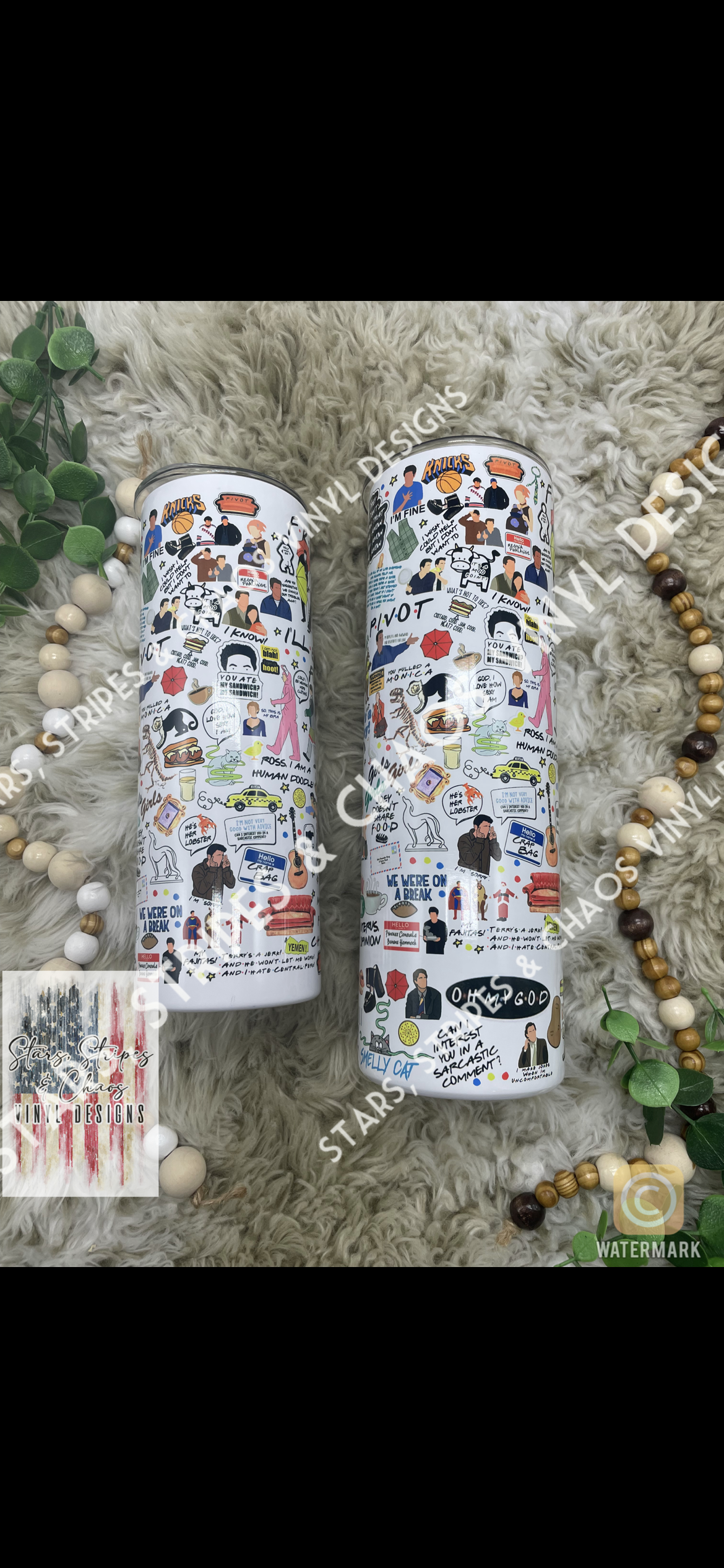 Friends Theme Tumbler