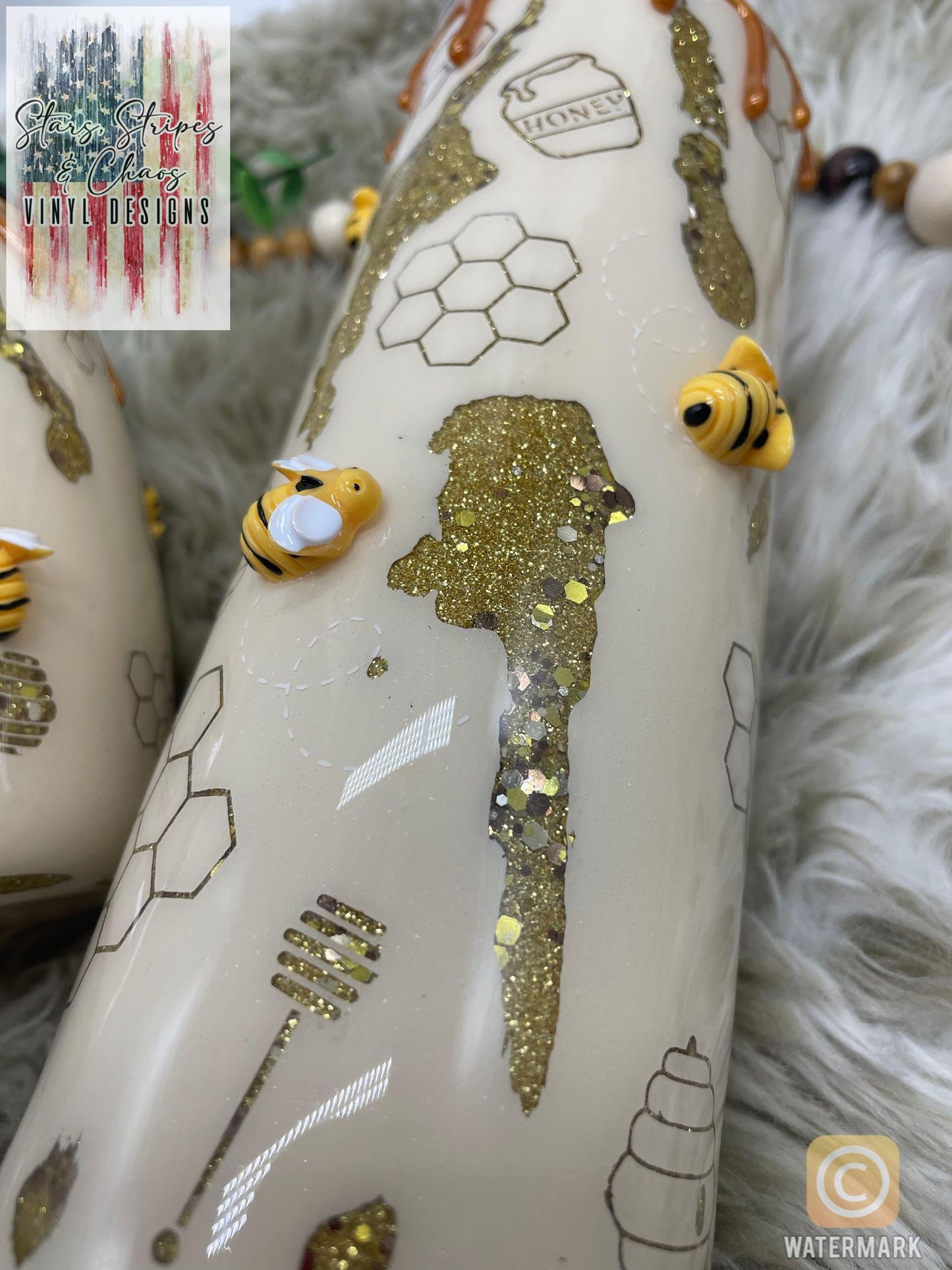 Bee Kind Tumbler I Honey Drip I Bee Happy Tumbler