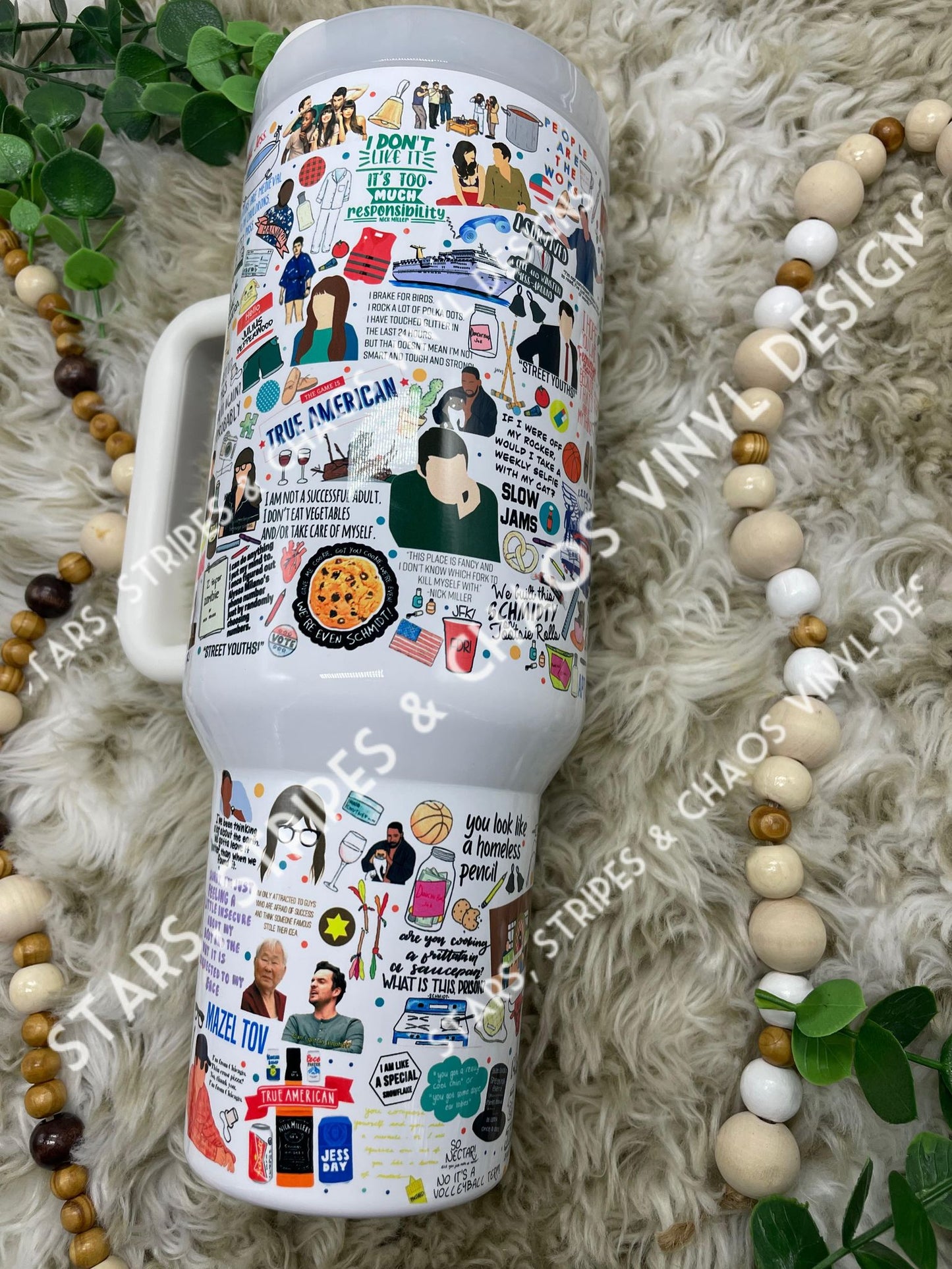 New Girl Theme Tumbler