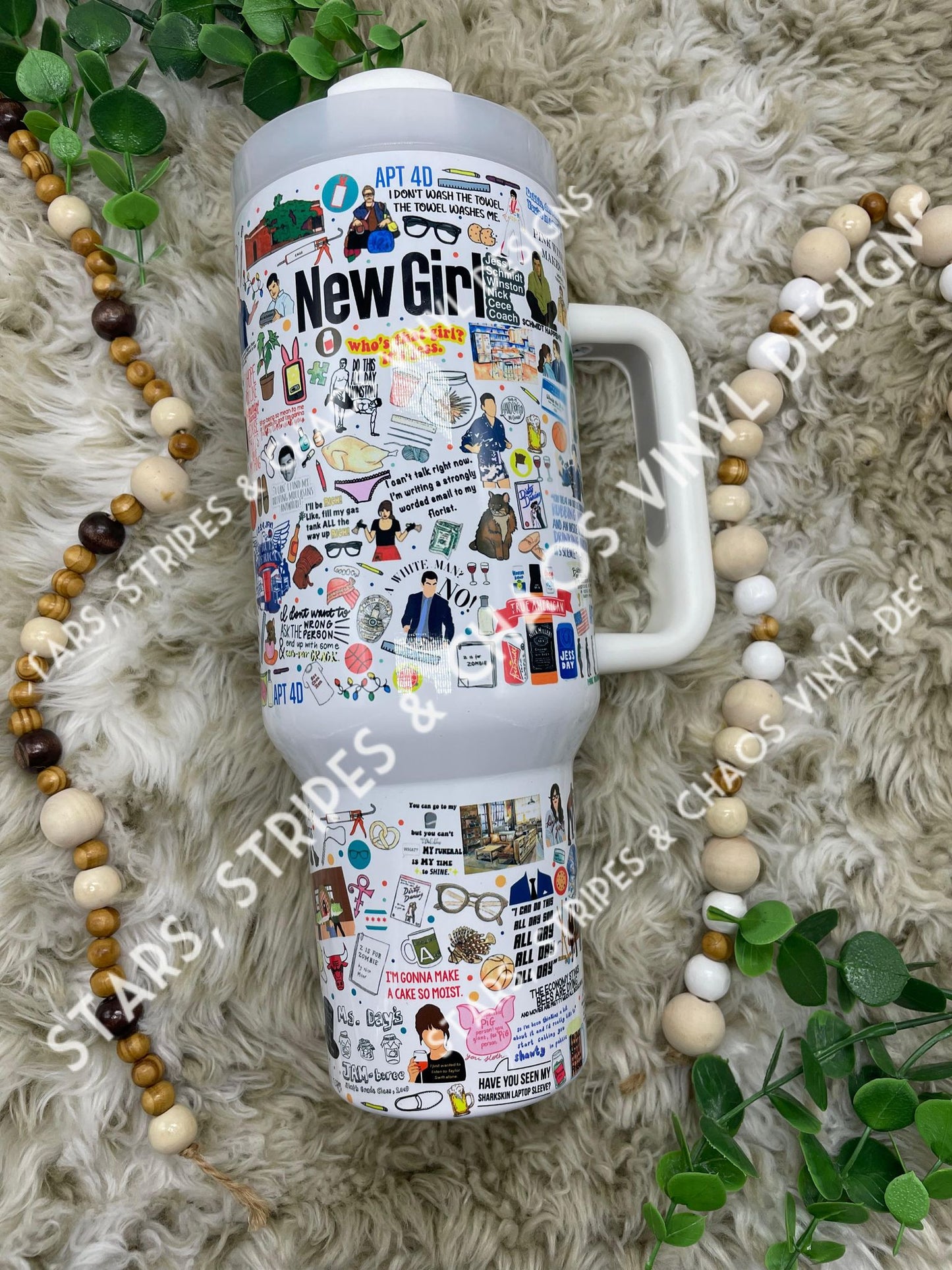 New Girl Theme Tumbler