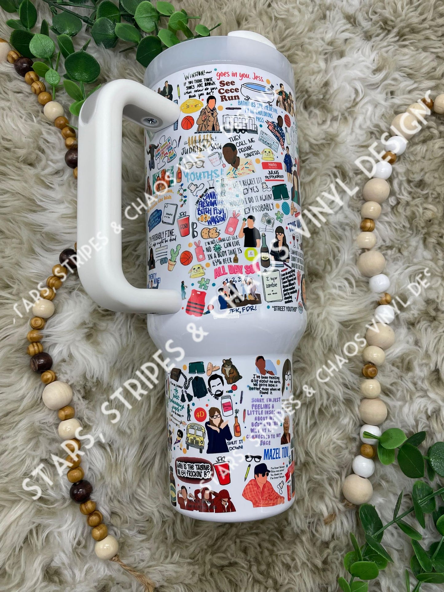 New Girl Theme Tumbler