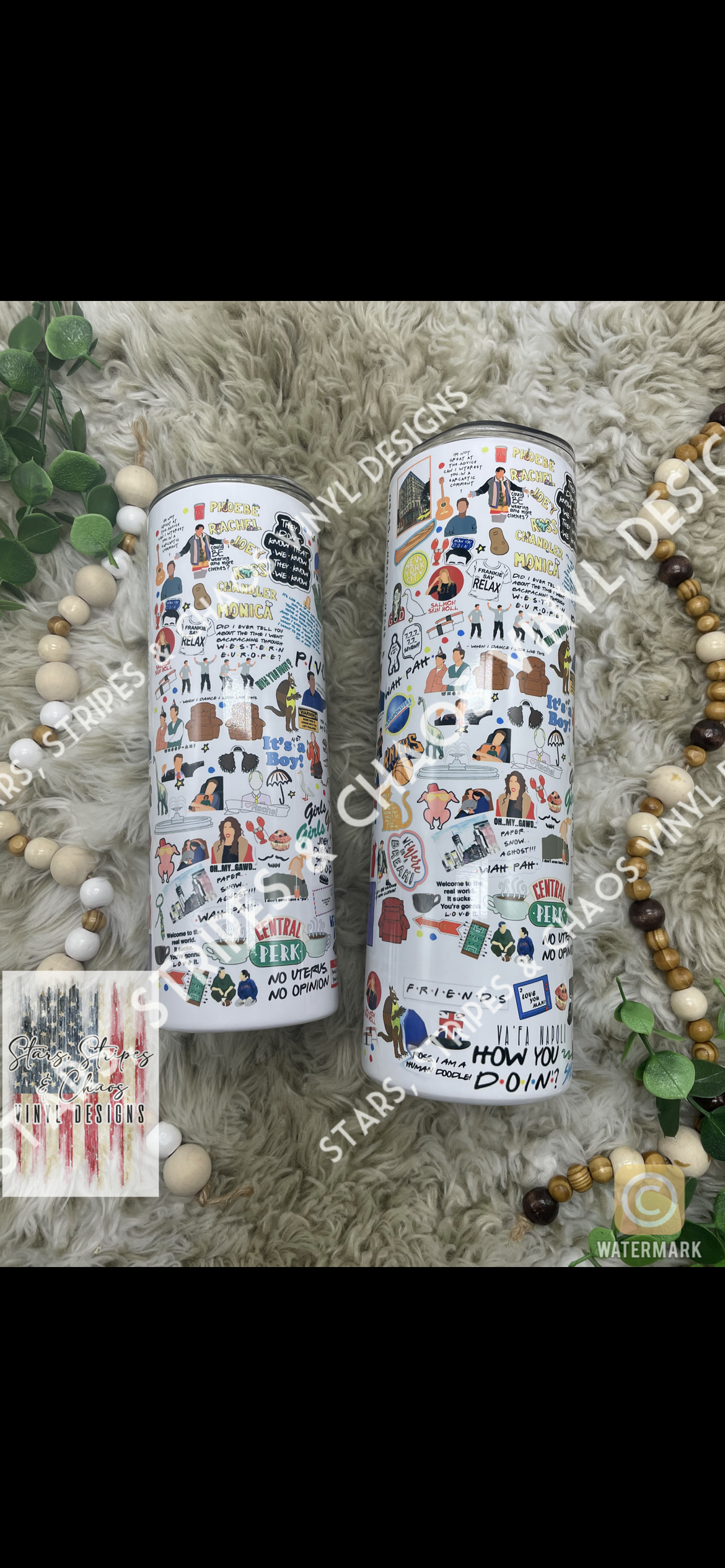 Friends Theme Tumbler