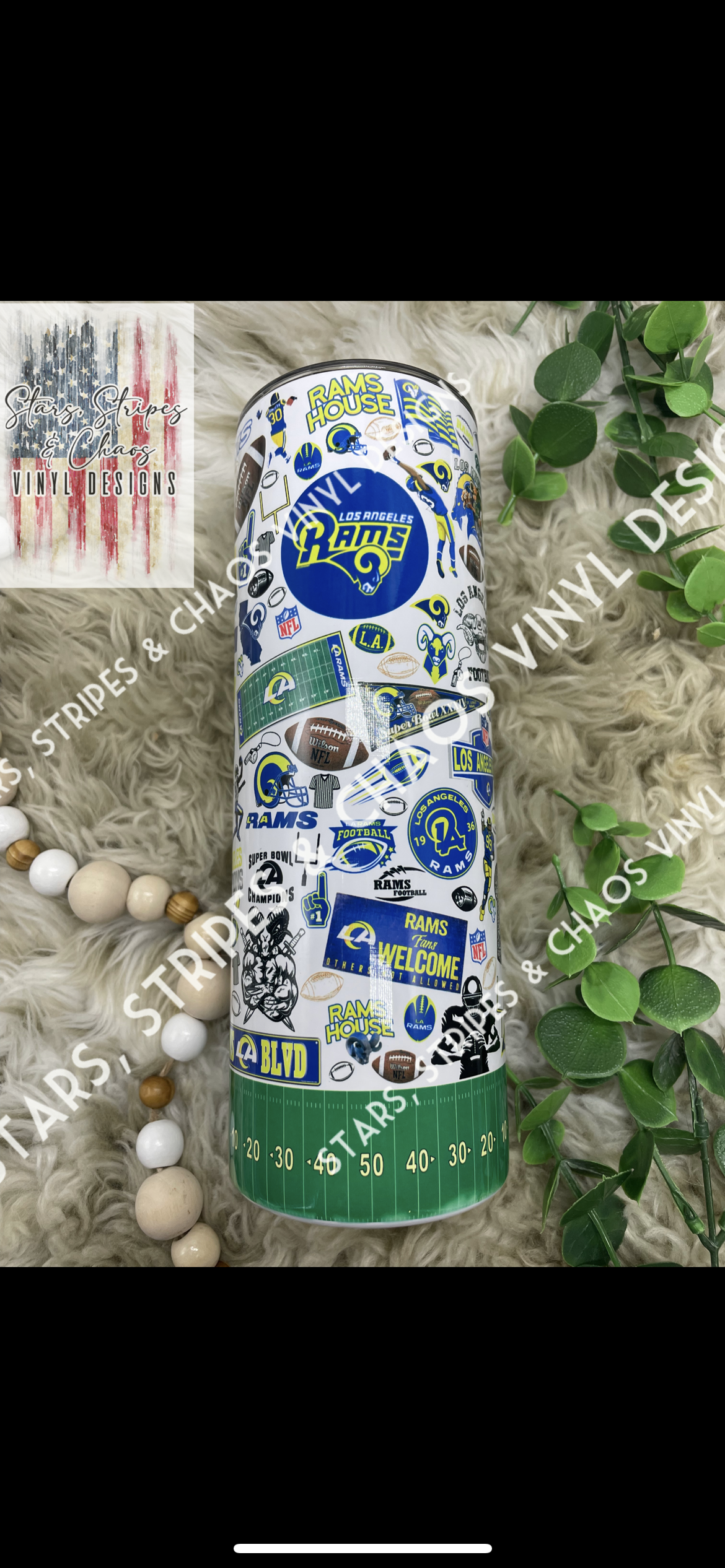 Football Fan Tumbler