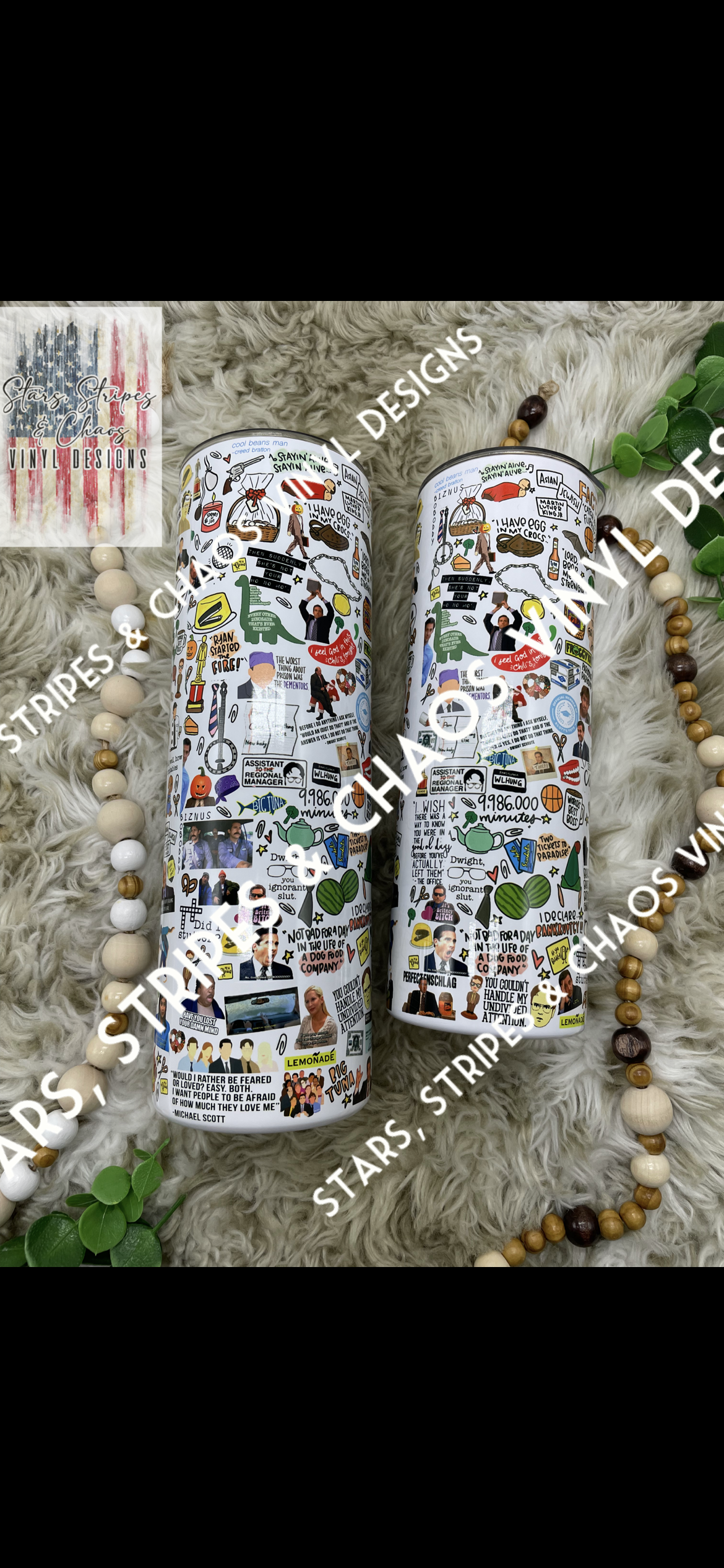 The Office theme tumbler