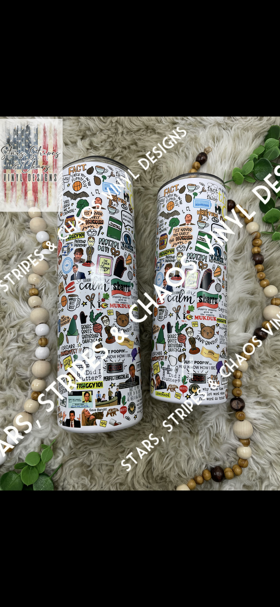 The Office theme tumbler