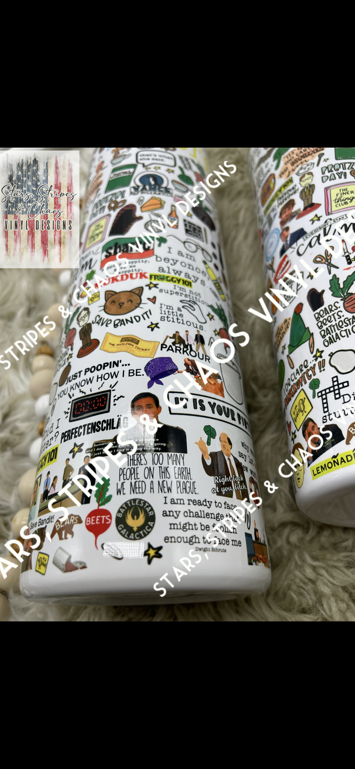 The Office theme tumbler