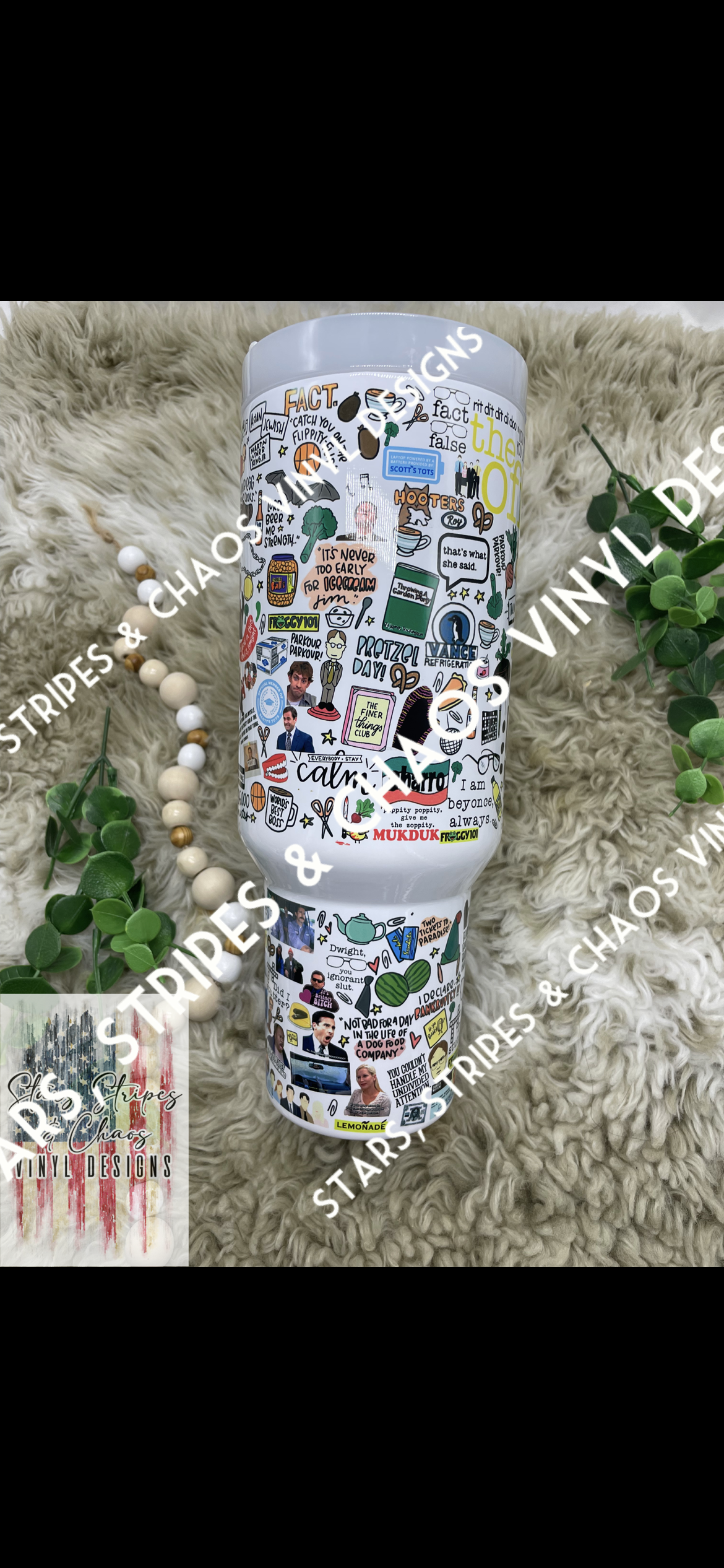 The Office theme tumbler