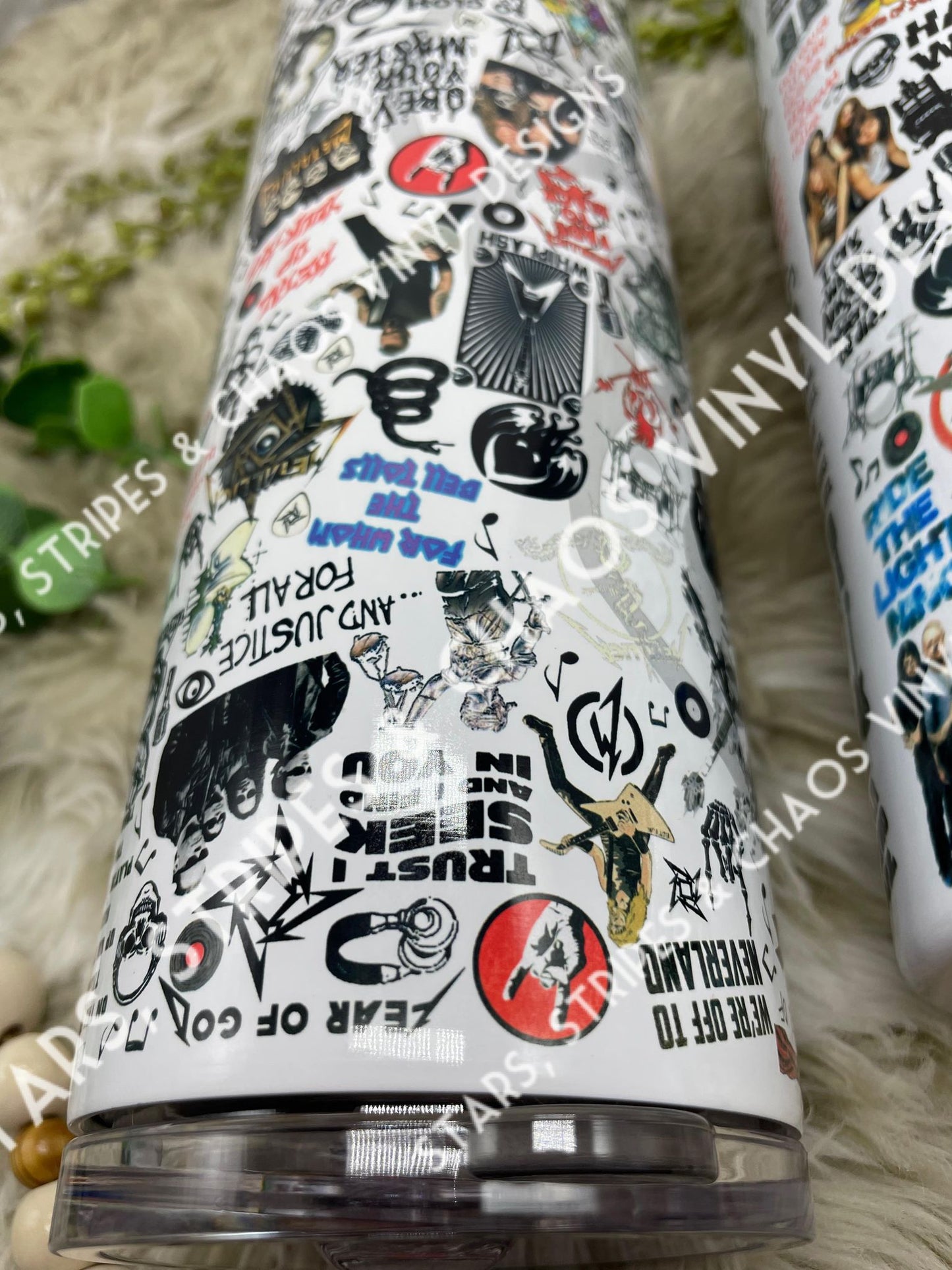 Metallica Collage Tumbler