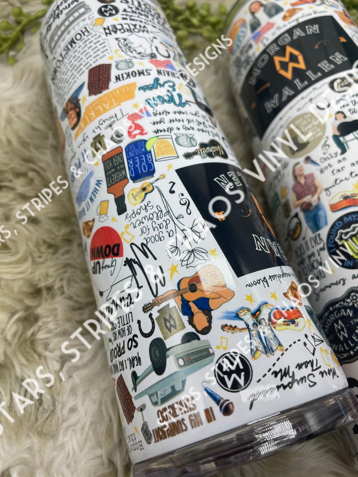 Morgan Wallen Collage Tumbler