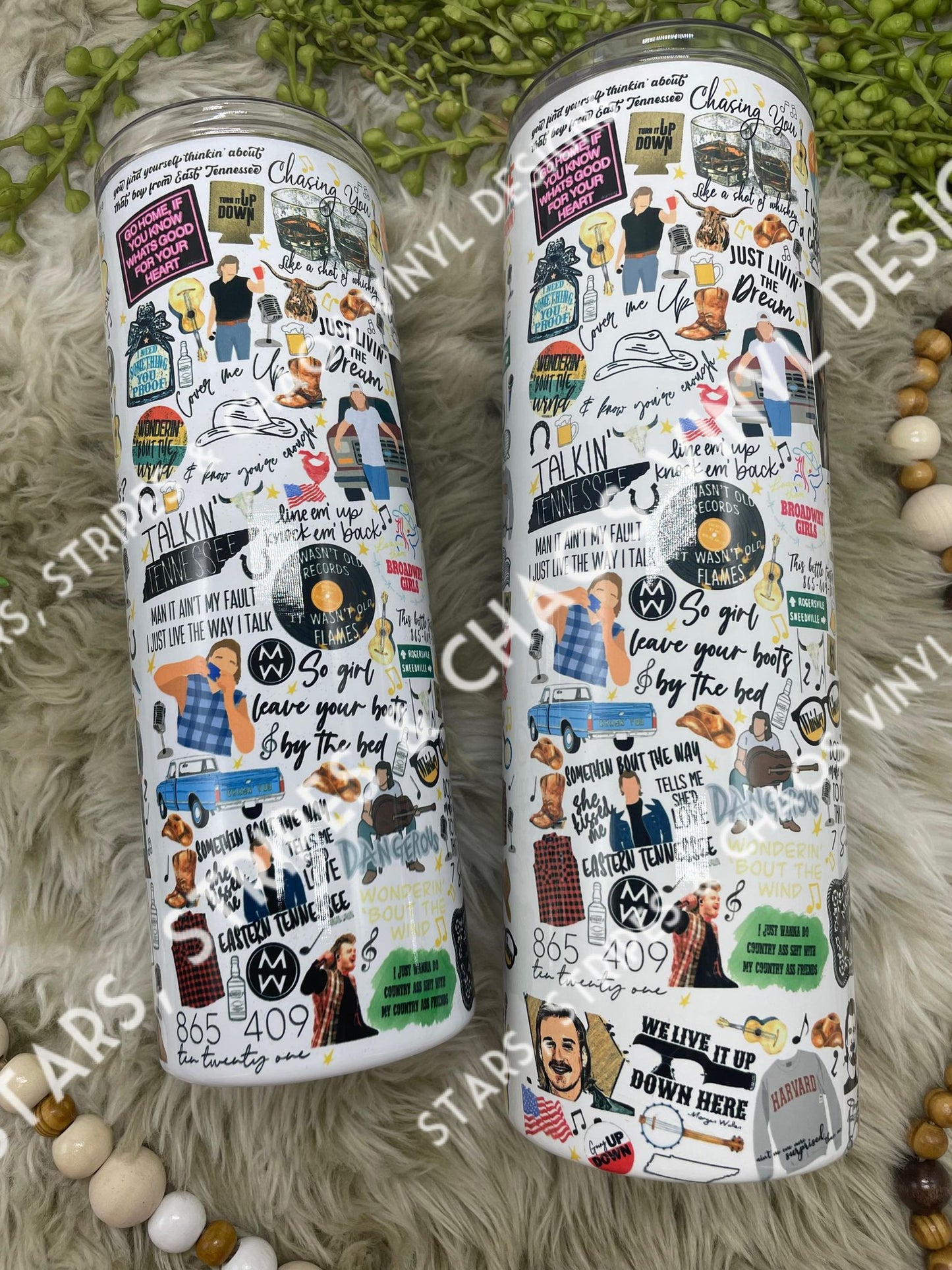 Morgan Wallen Collage Tumbler