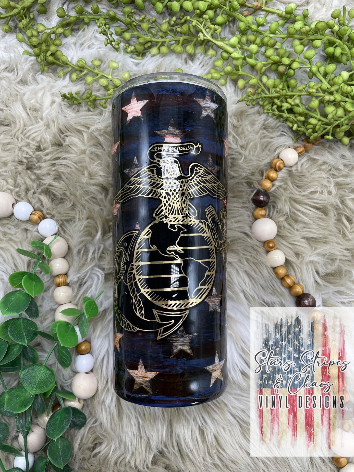Military Seal Tumbler | American Flag Tumbler