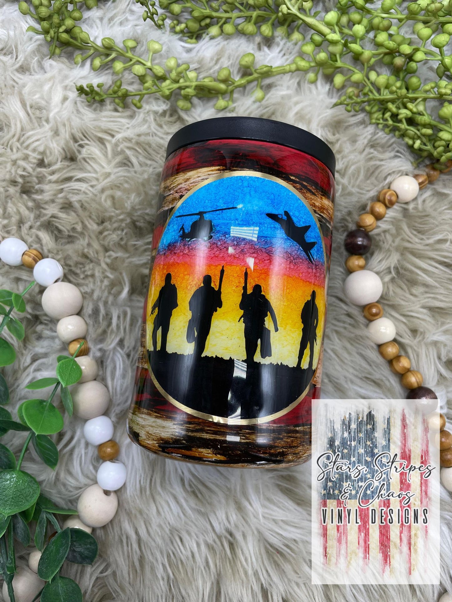 Military Seal Tumbler | American Flag Tumbler