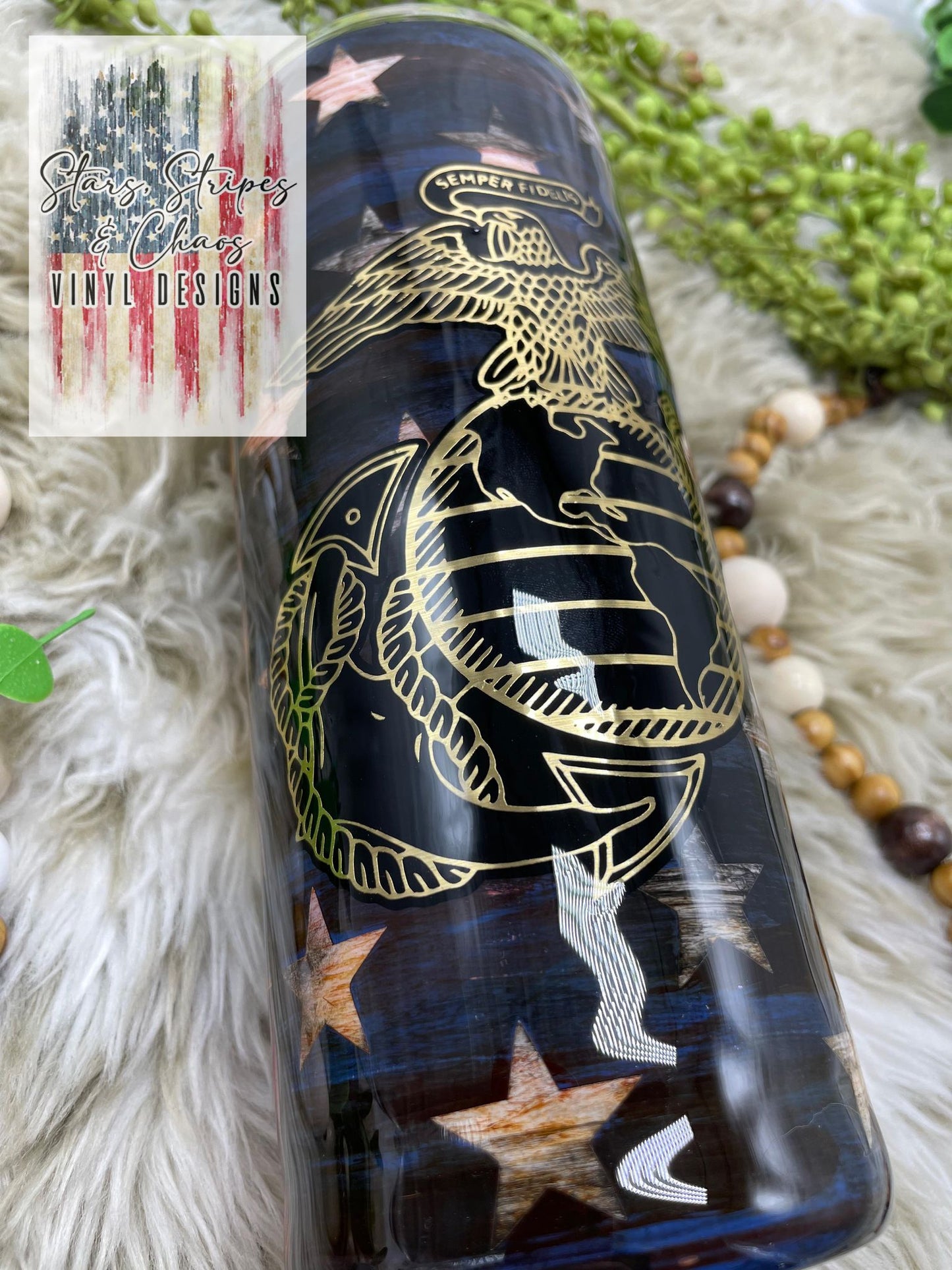 Military Seal Tumbler | American Flag Tumbler