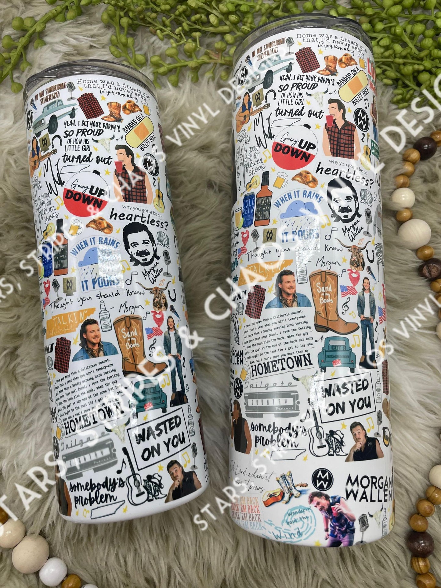 Morgan Wallen Collage Tumbler