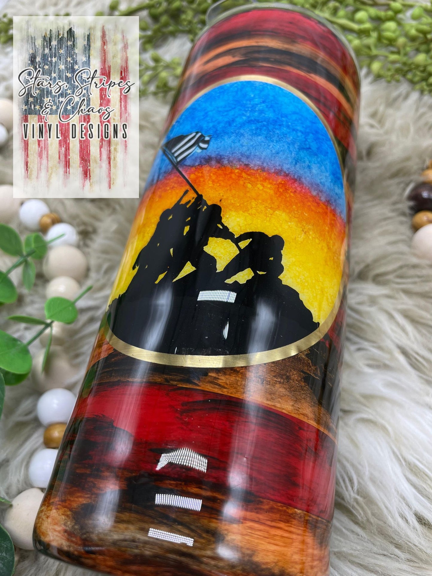 Military Seal Tumbler | American Flag Tumbler