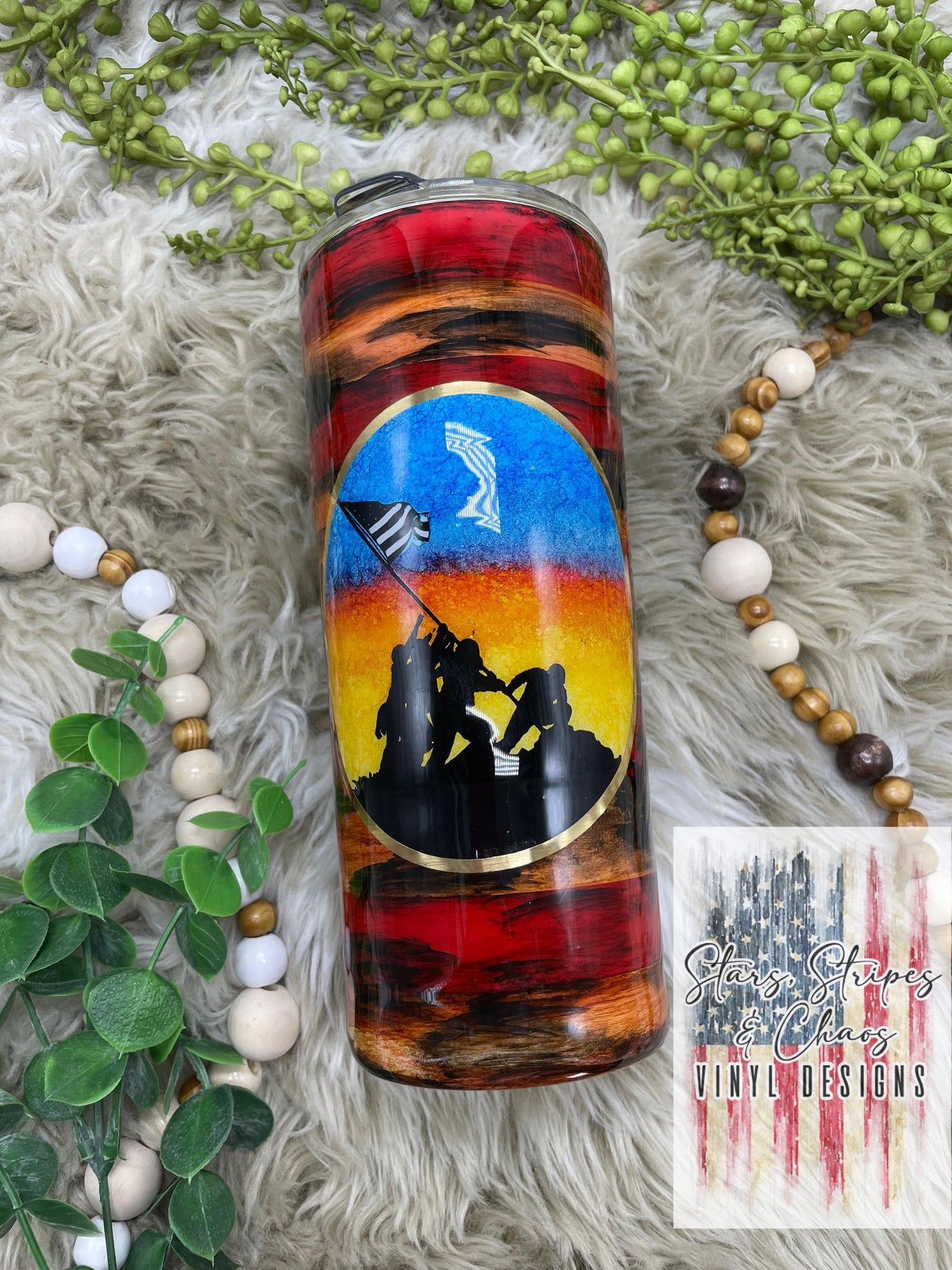 Military Seal Tumbler | American Flag Tumbler