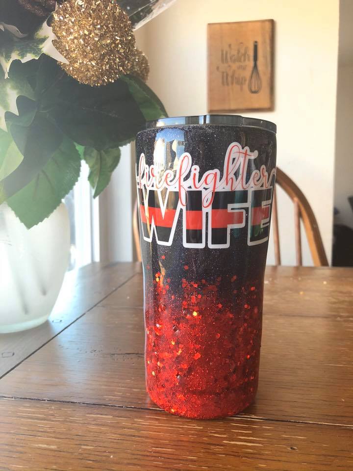 Firefighter Wife tumbler
