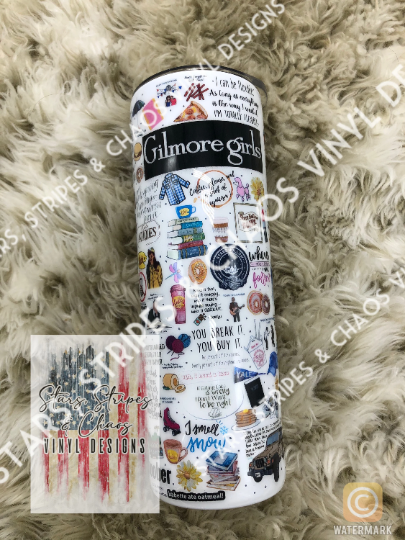 Gilmore Girls collage theme tumbler