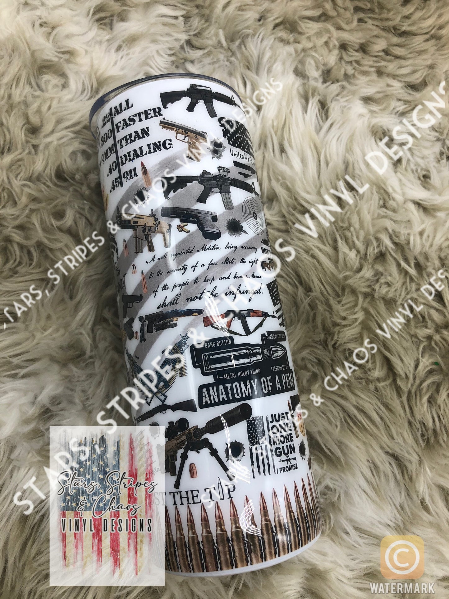 2nd Amendment Collage Tumbler
