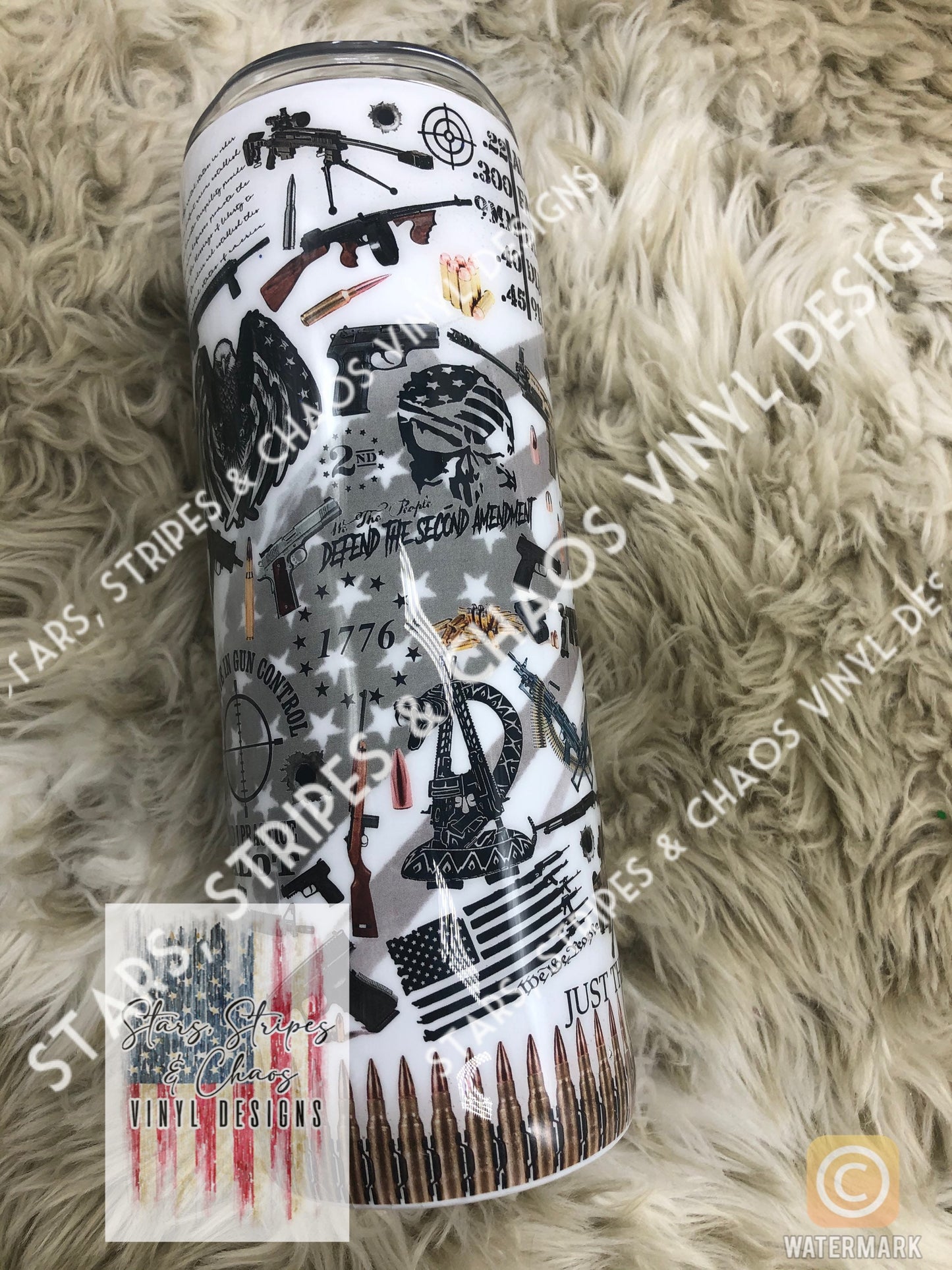 2nd Amendment Collage Tumbler