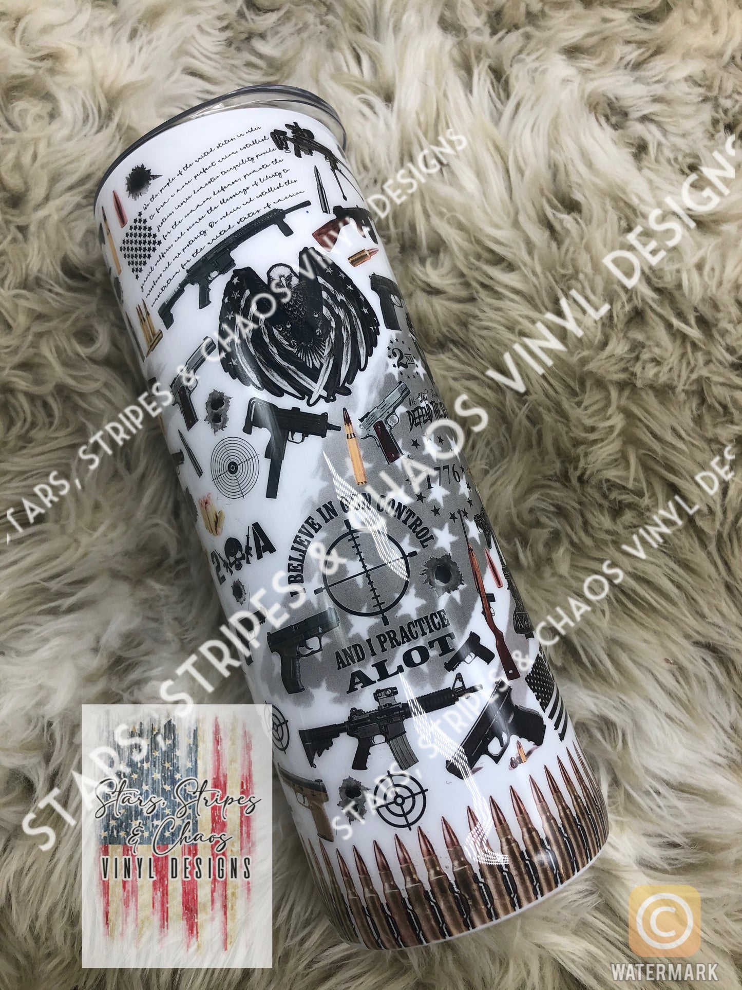 2nd Amendment Collage Tumbler