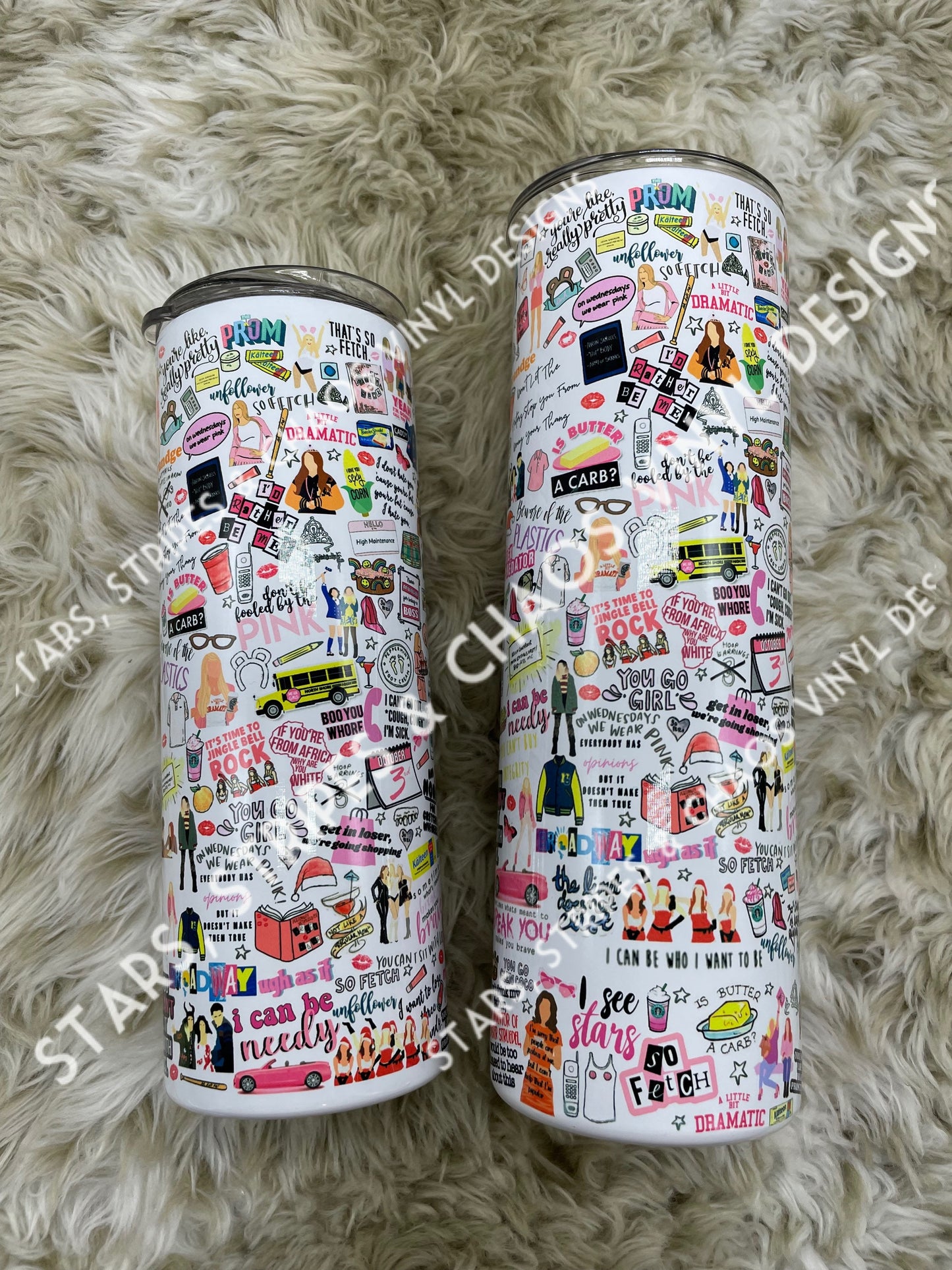Mean Girls Theme Tumbler
