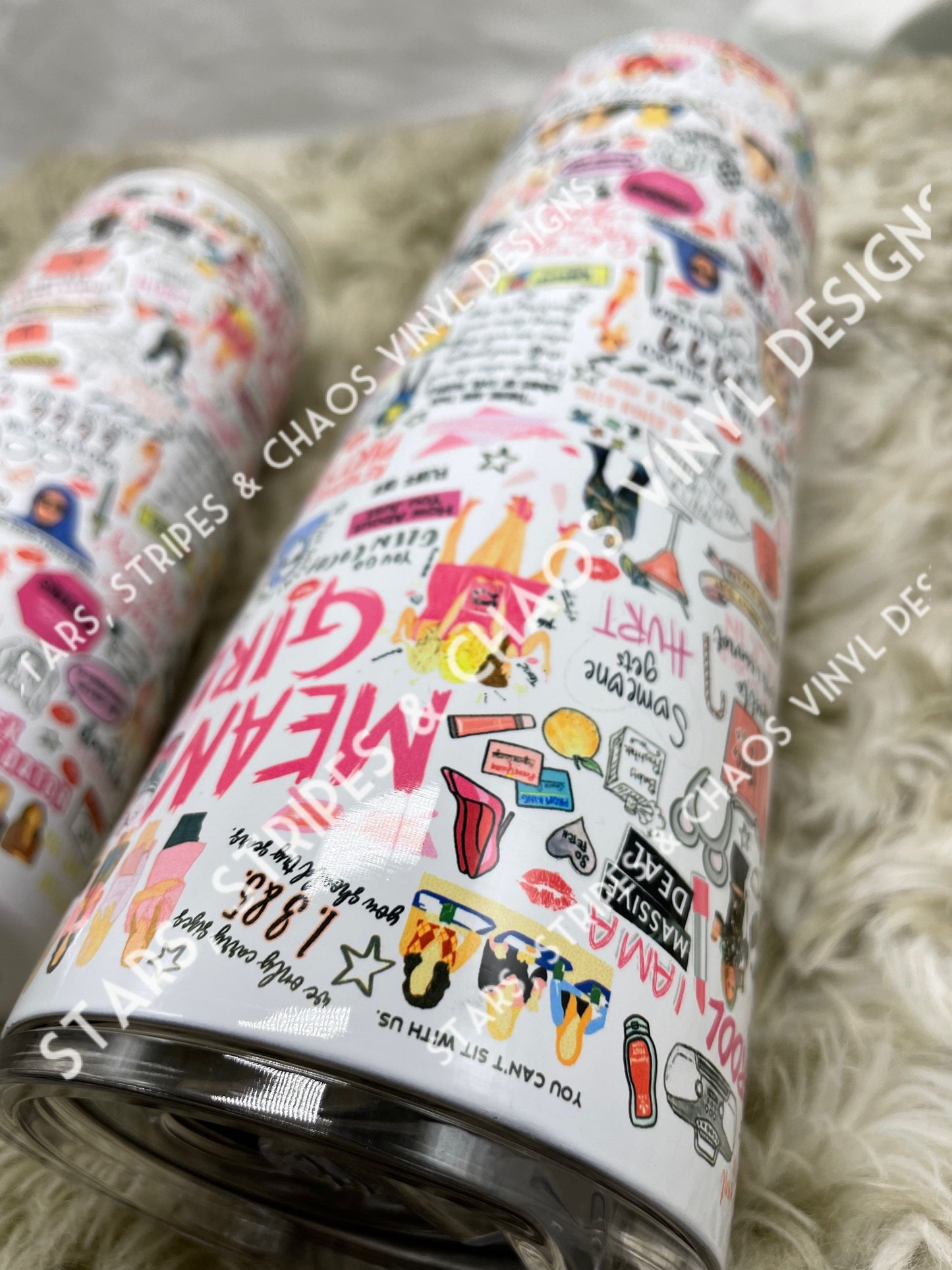 Mean Girls Theme Tumbler