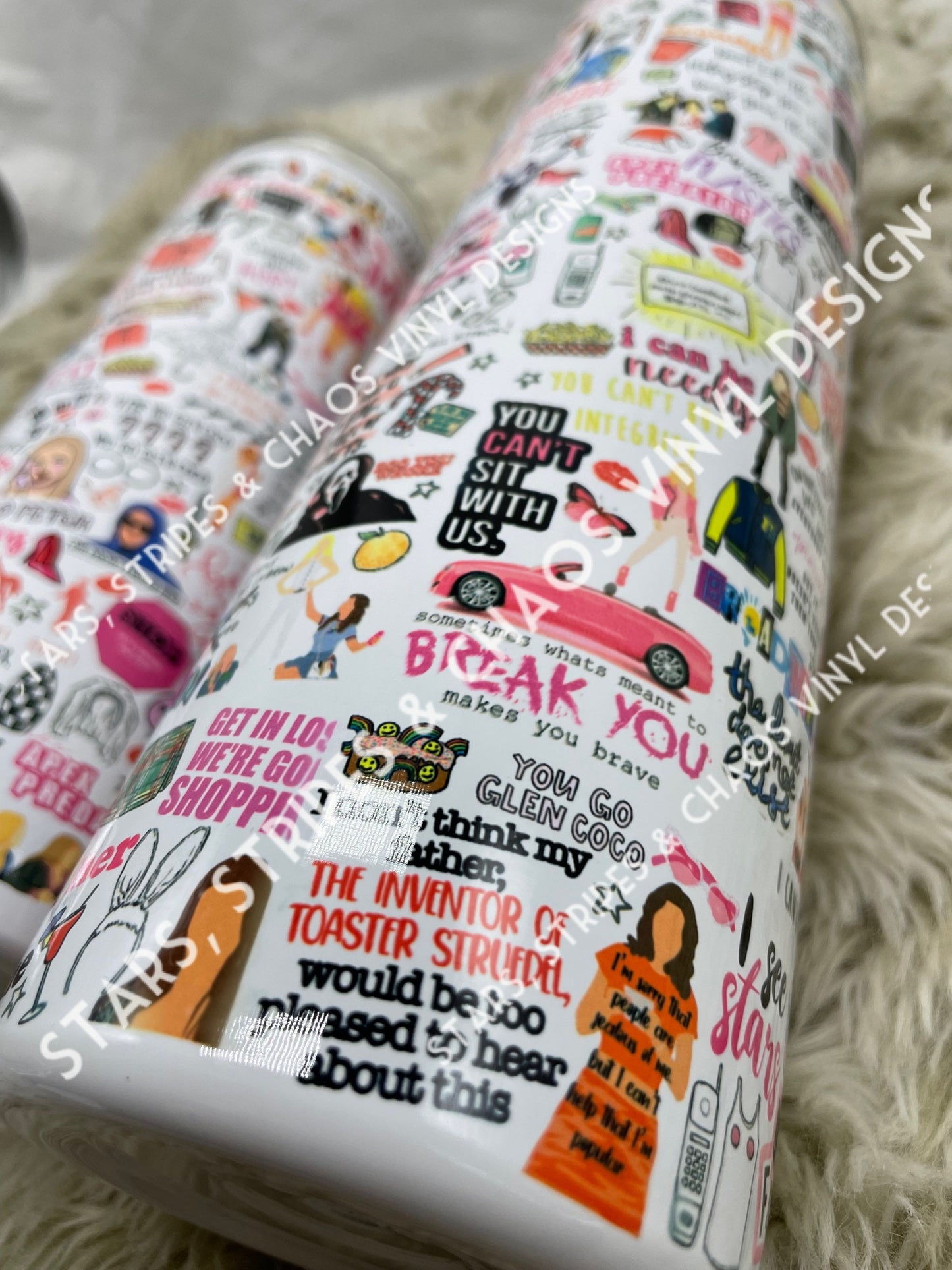 Mean Girls Theme Tumbler