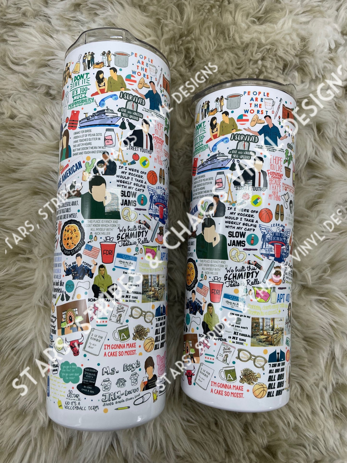 New Girl Theme Tumbler