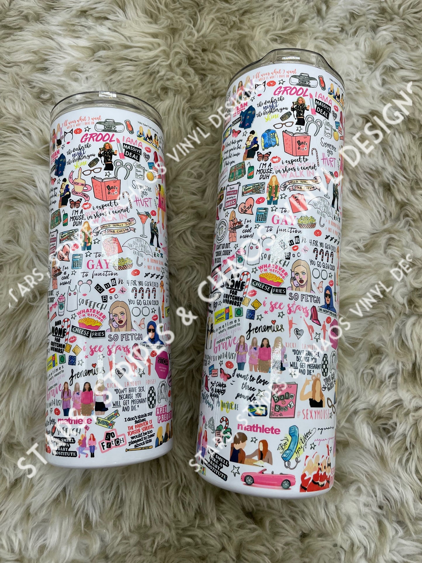 Mean Girls Theme Tumbler