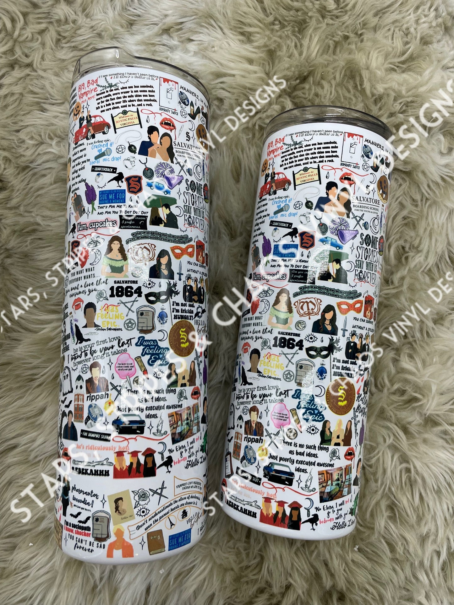 The Vampire Diaries theme tumbler