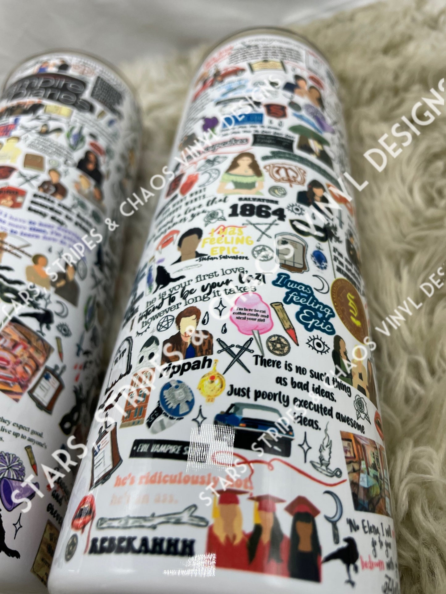 The Vampire Diaries theme tumbler