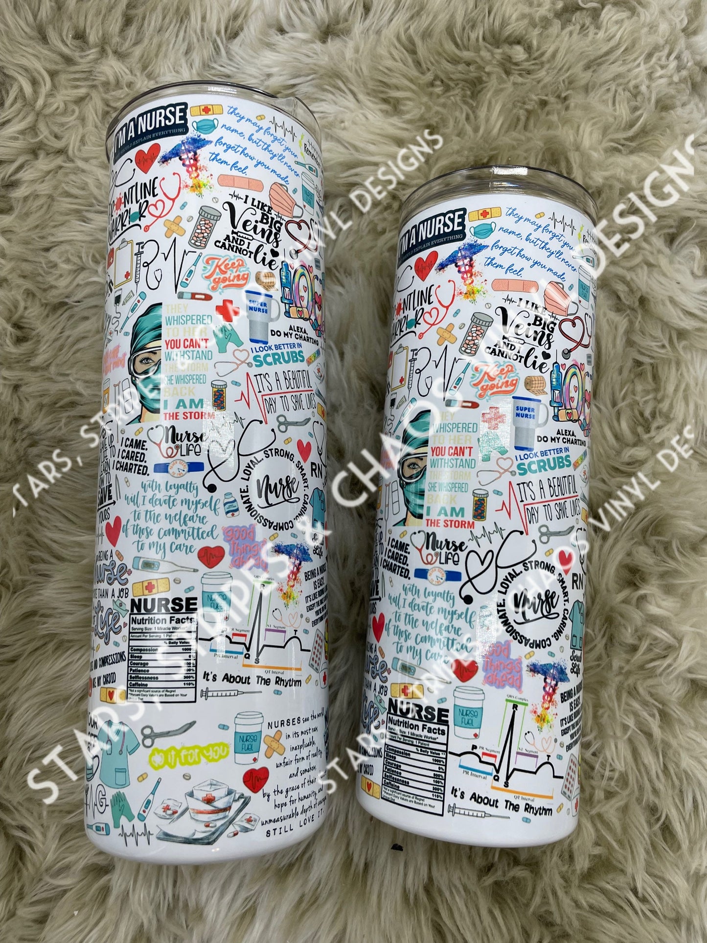 Nurse theme tumbler
