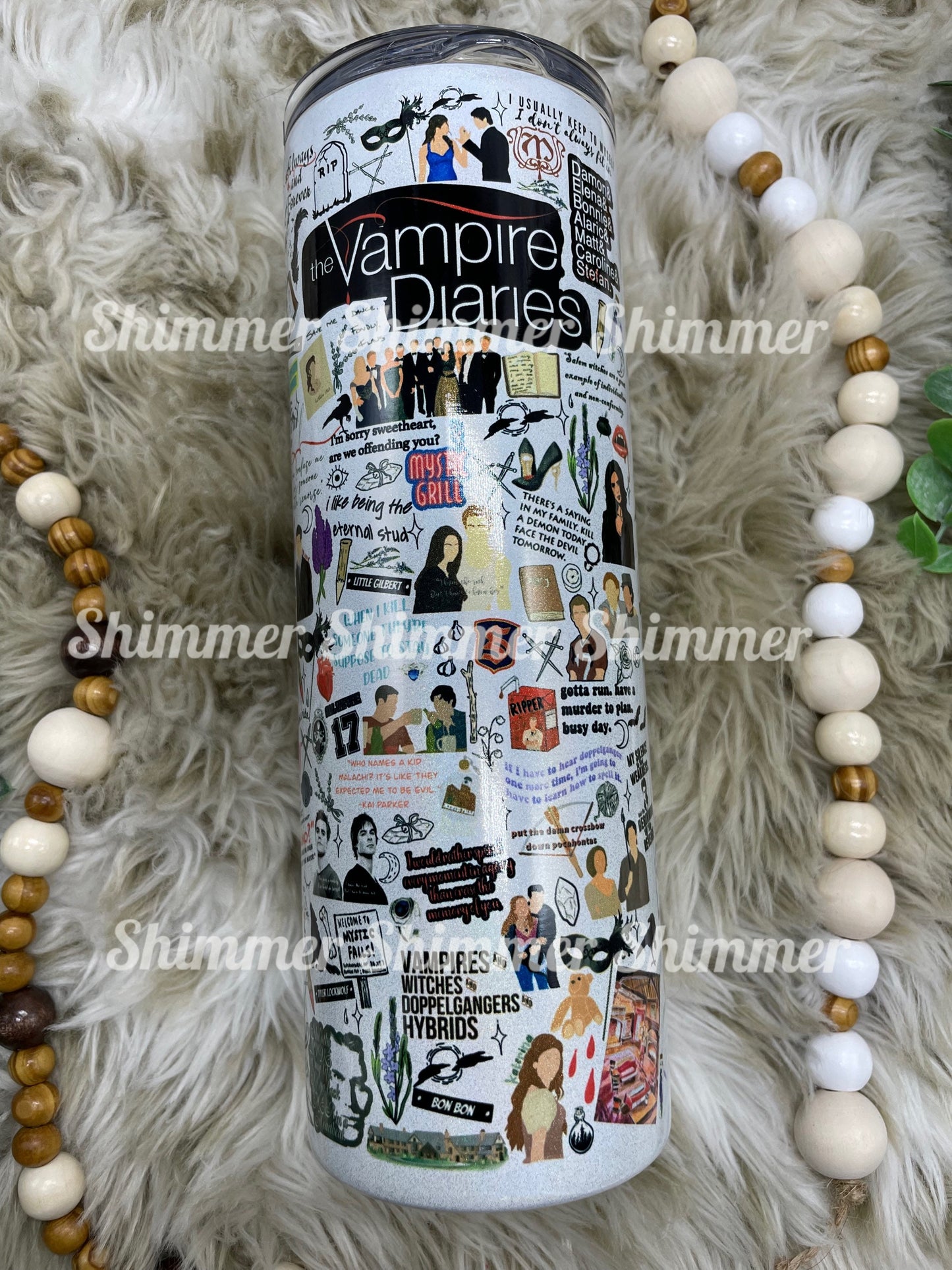 The Vampire Diaries theme tumbler