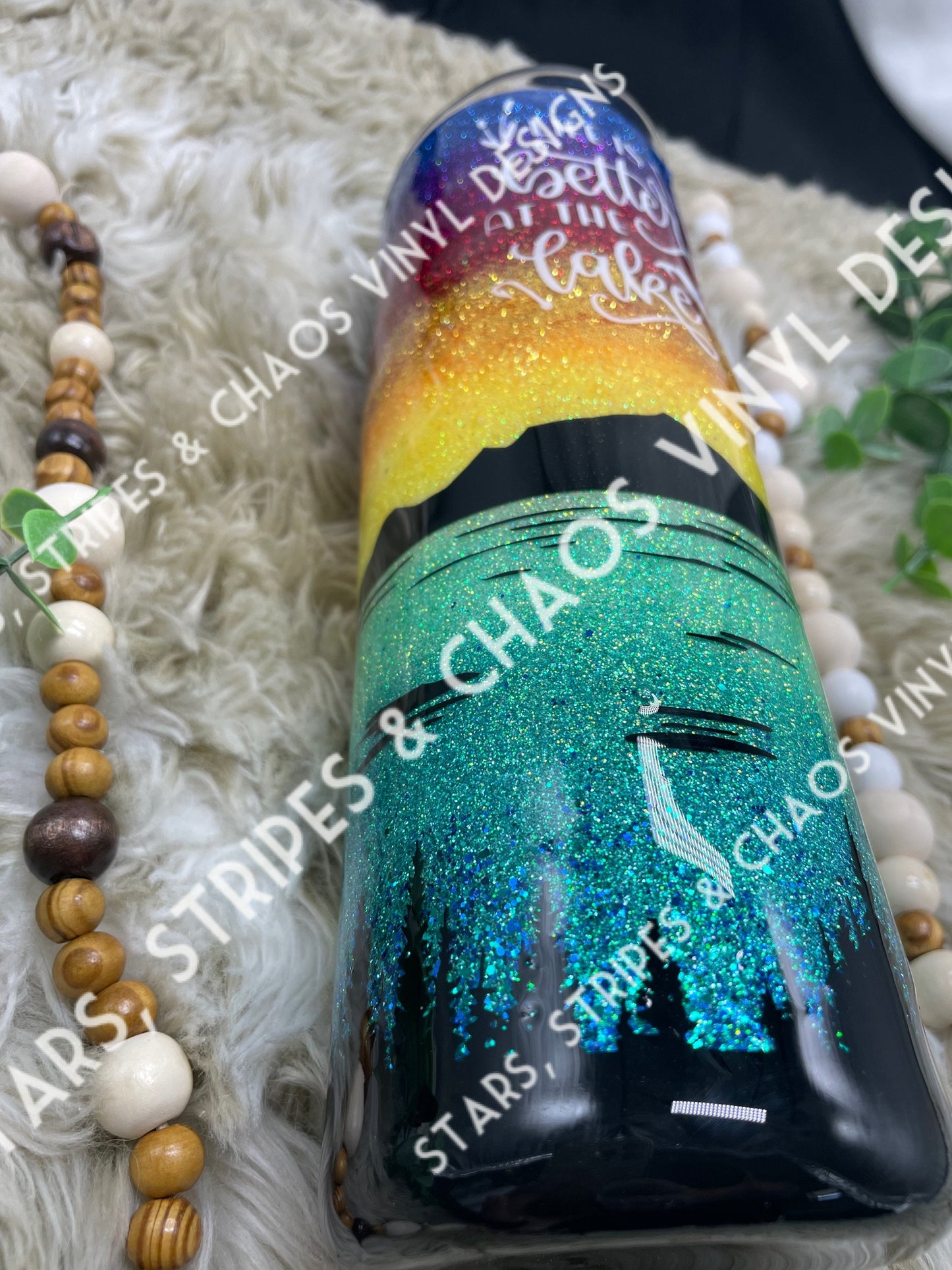 Life is better at the lake | lake tumbler