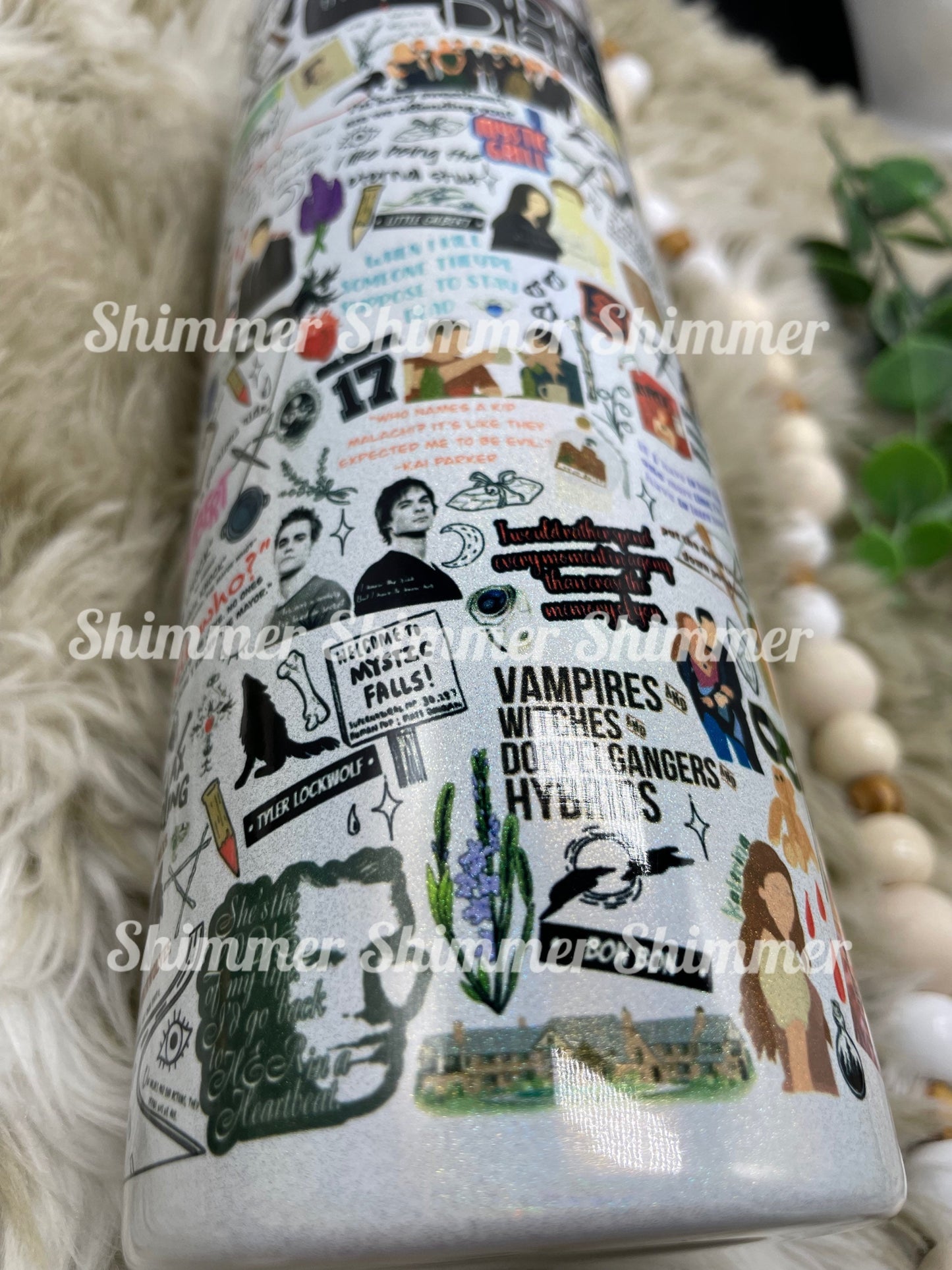 The Vampire Diaries theme tumbler
