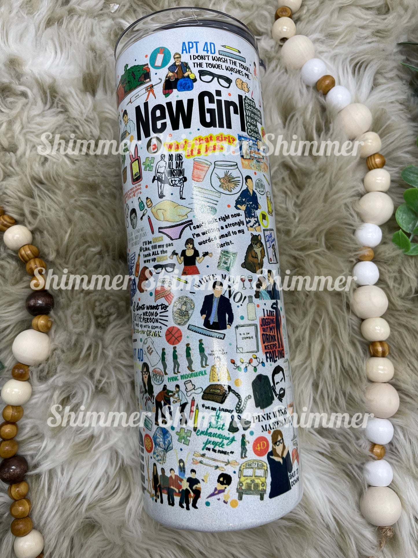 New Girl Theme Tumbler