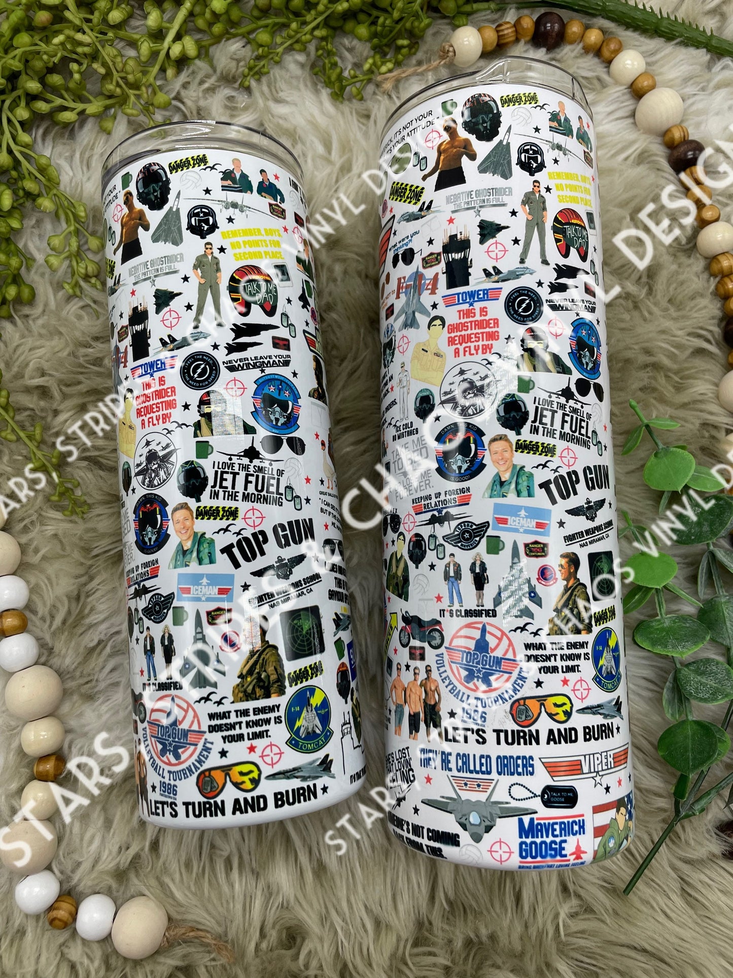 Top Gun Tumbler | Collage Tumbler