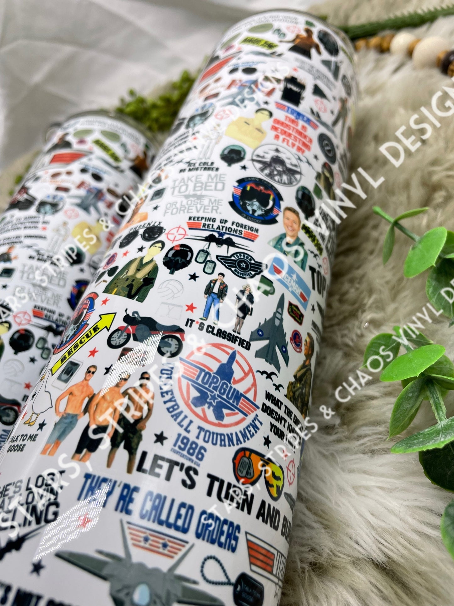 Top Gun Tumbler | Collage Tumbler