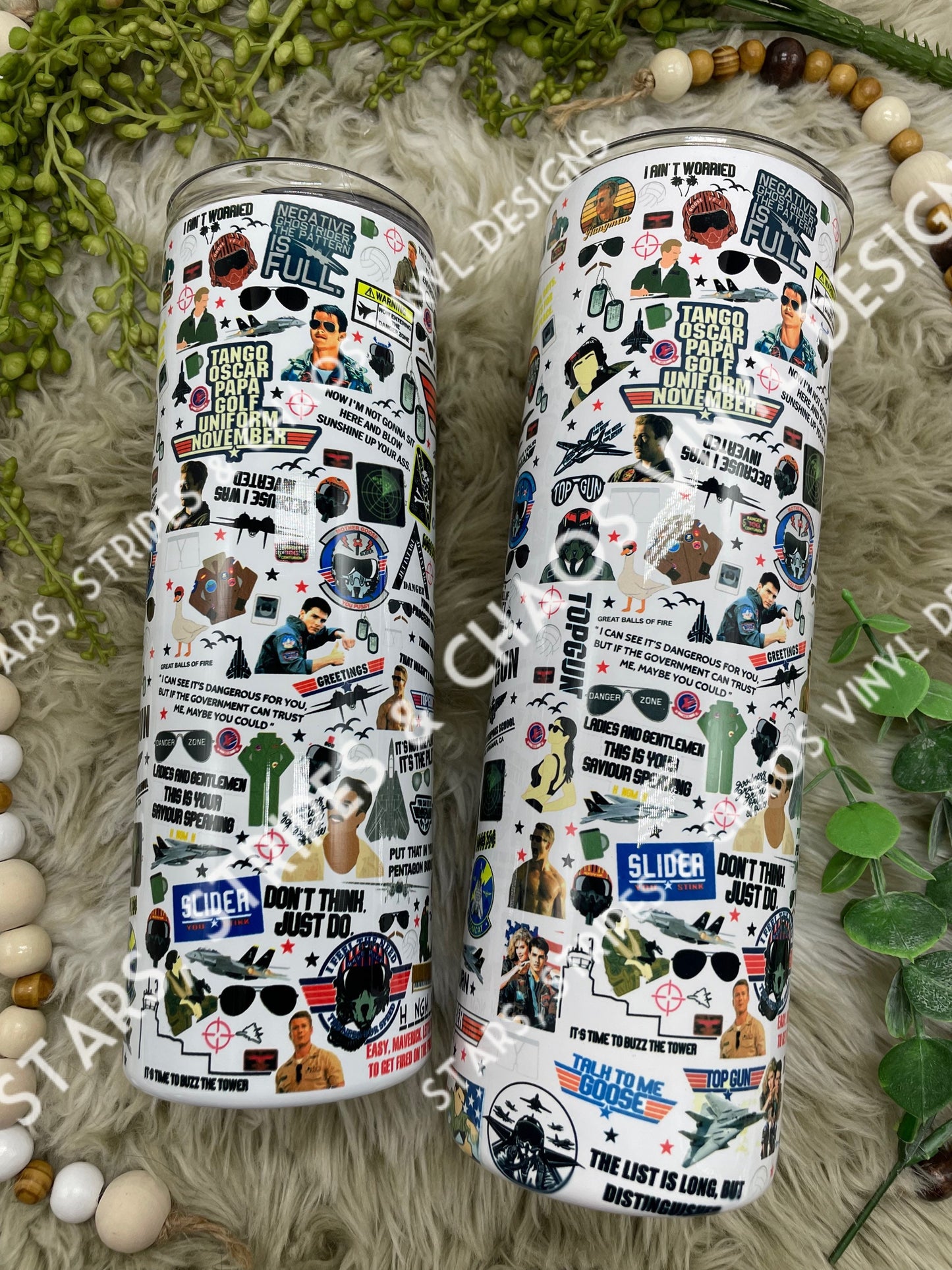 Top Gun Tumbler | Collage Tumbler