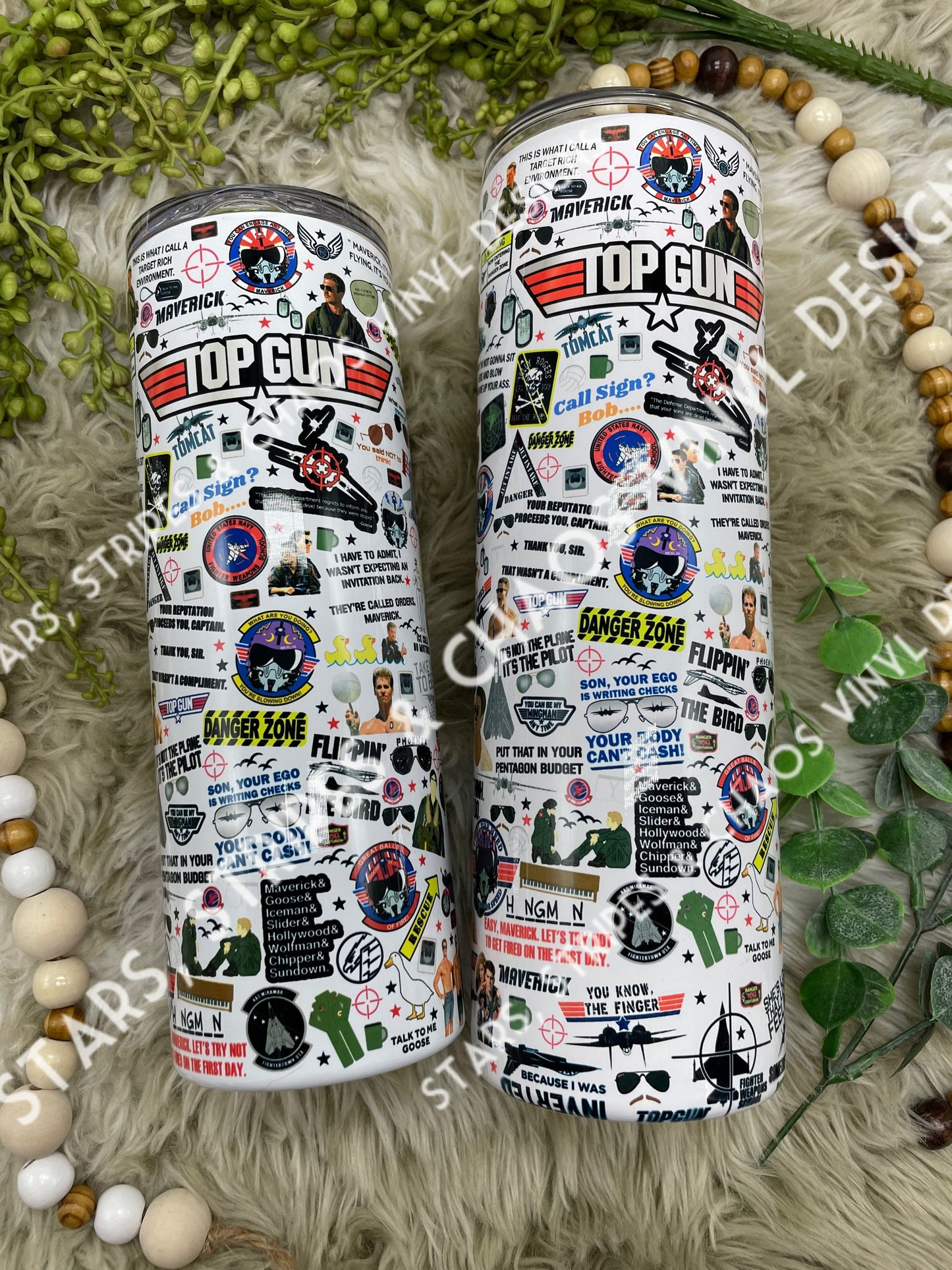 Top Gun Tumbler | Collage Tumbler