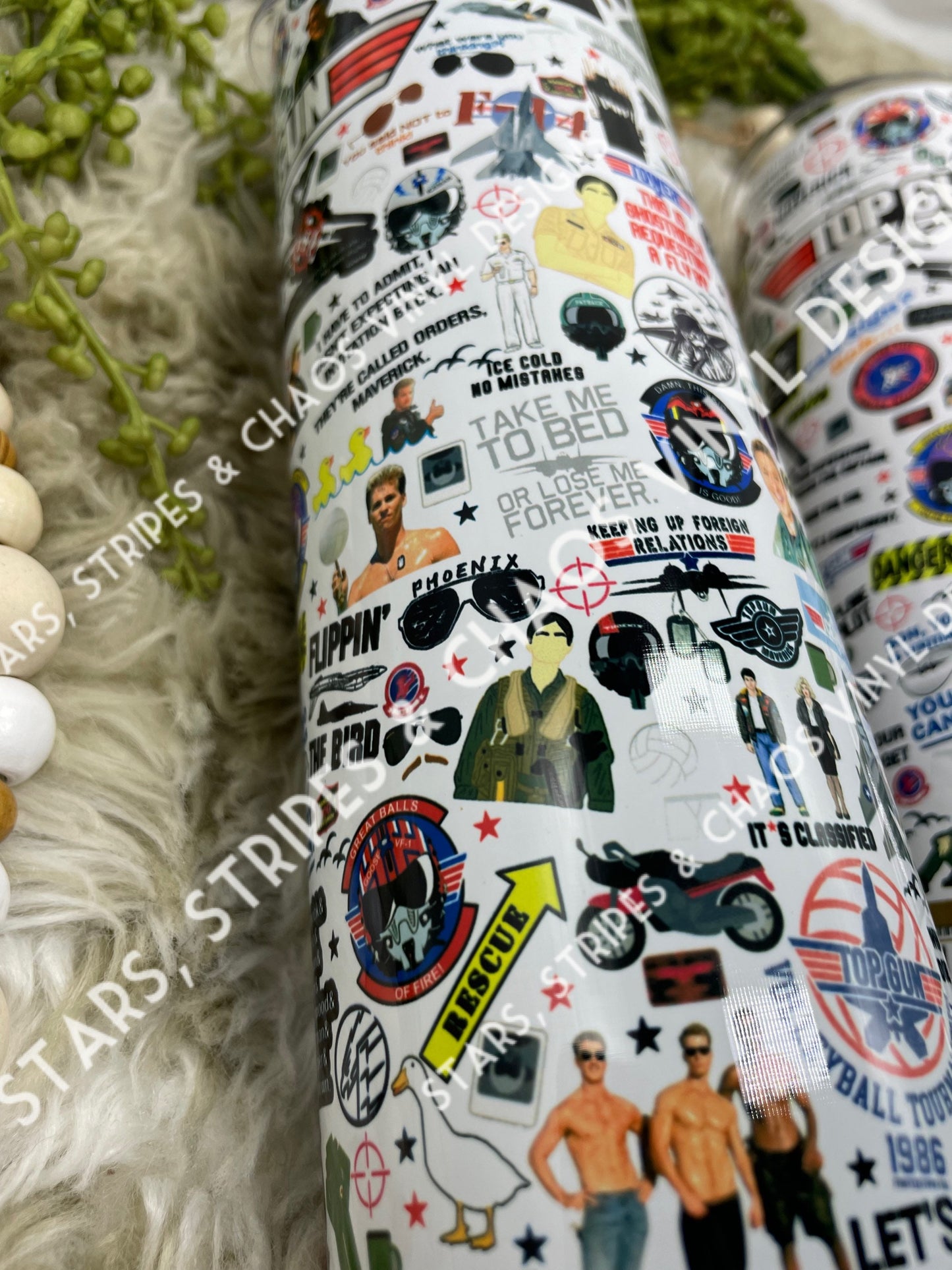 Top Gun Tumbler | Collage Tumbler