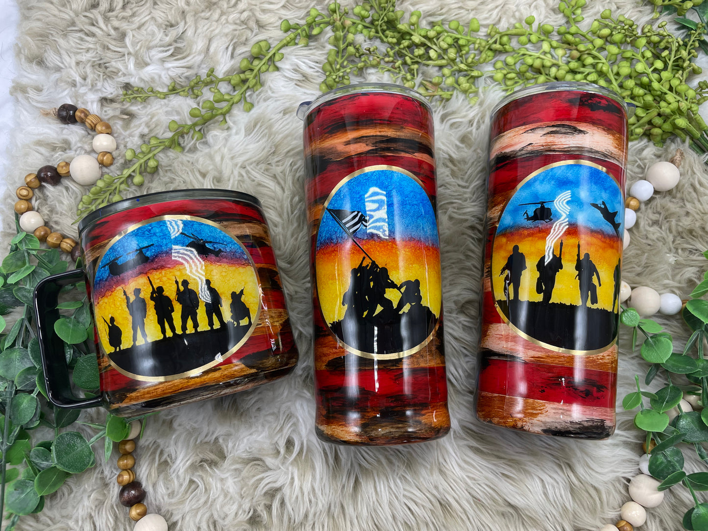 Military Seal Tumbler | American Flag Tumbler