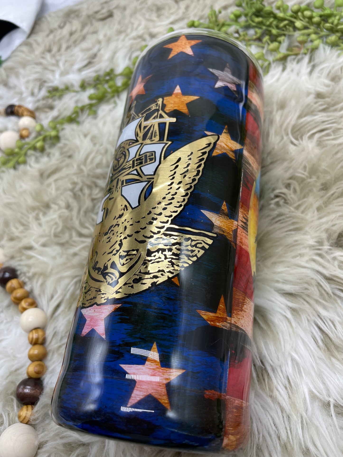 Military Seal Tumbler | American Flag Tumbler