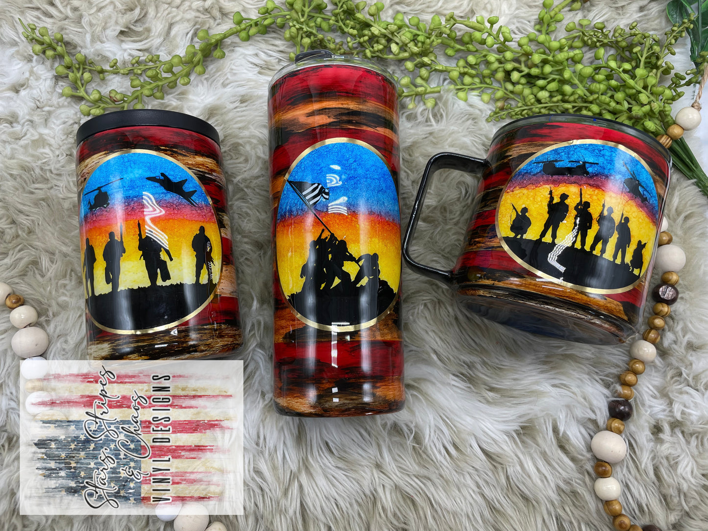 Military Seal Tumbler | American Flag Tumbler