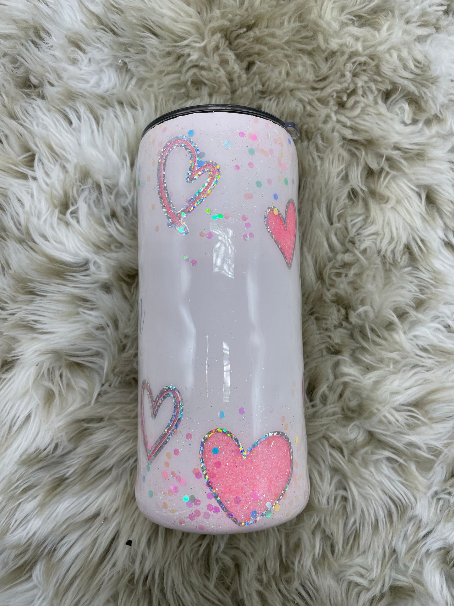 Heart peekaboo tumbler