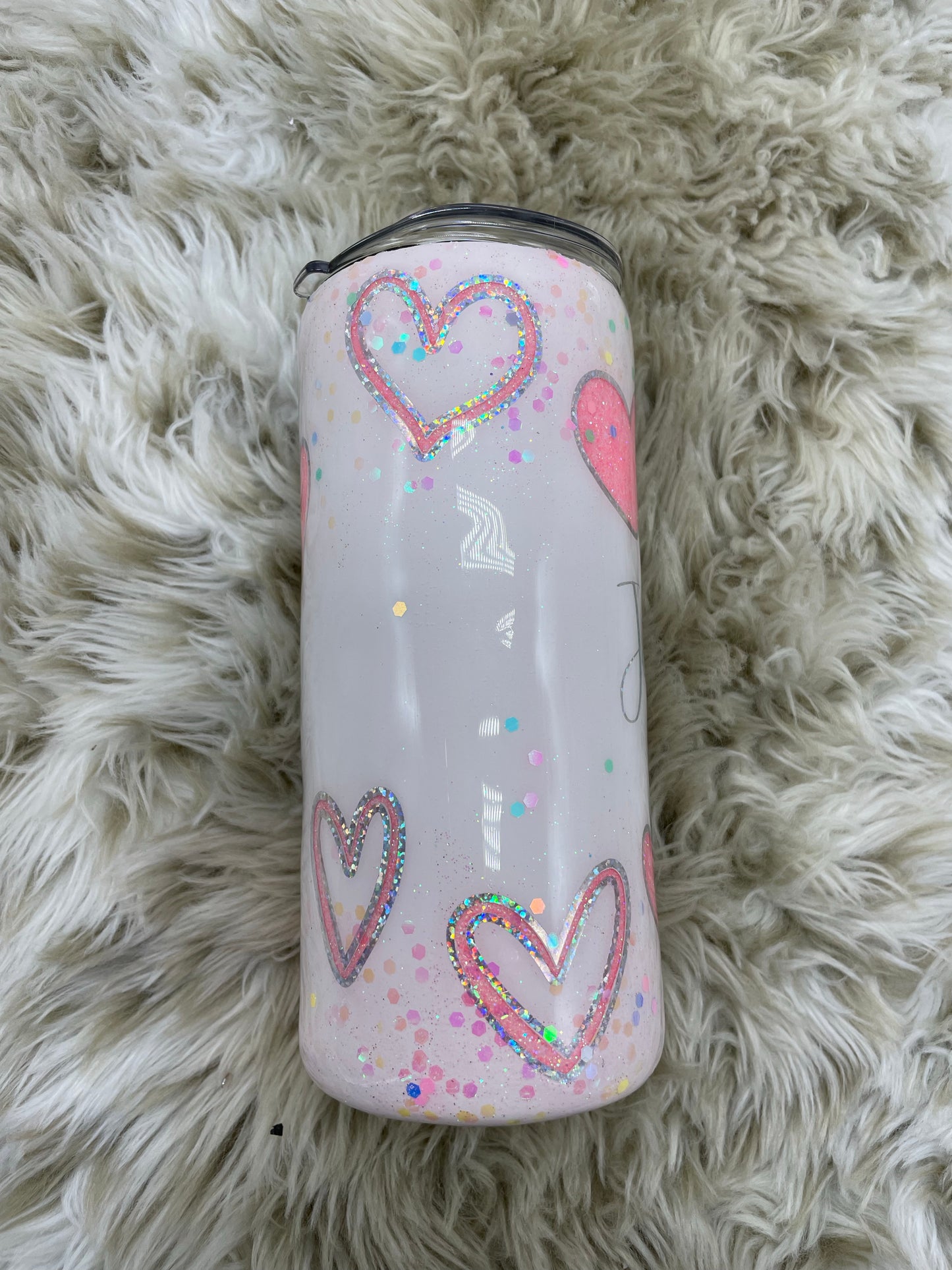 Heart peekaboo tumbler