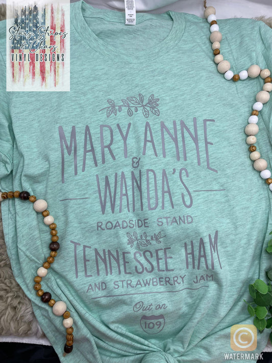 Maryanne & Wanda's Roadside Stand T-shirt