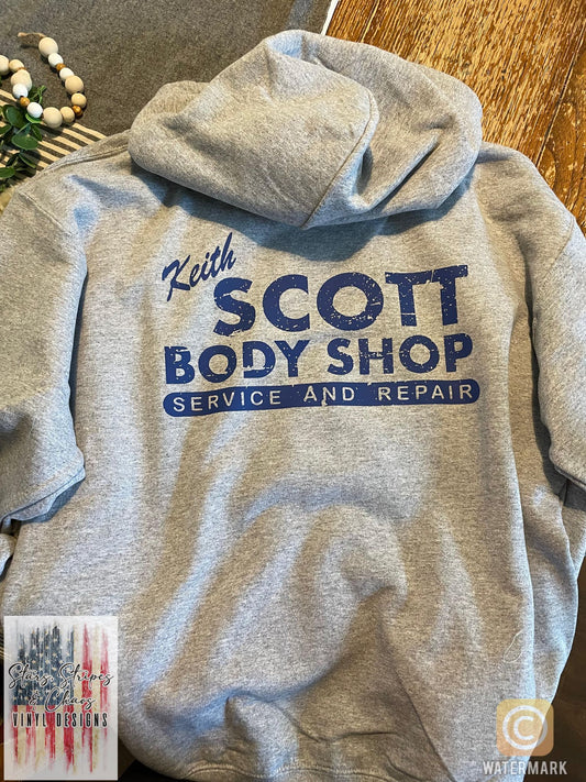 Keith Scott Body Shop Hoodie