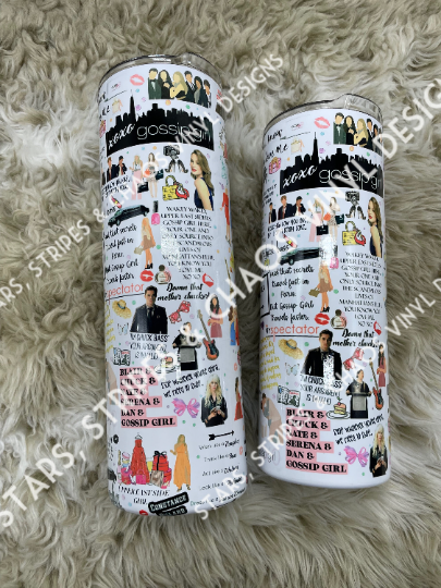 Gossip Girl Theme Tumbler